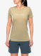 Ženska majica s potiskom Ortovox 150 Cool Brand TS - dark linen