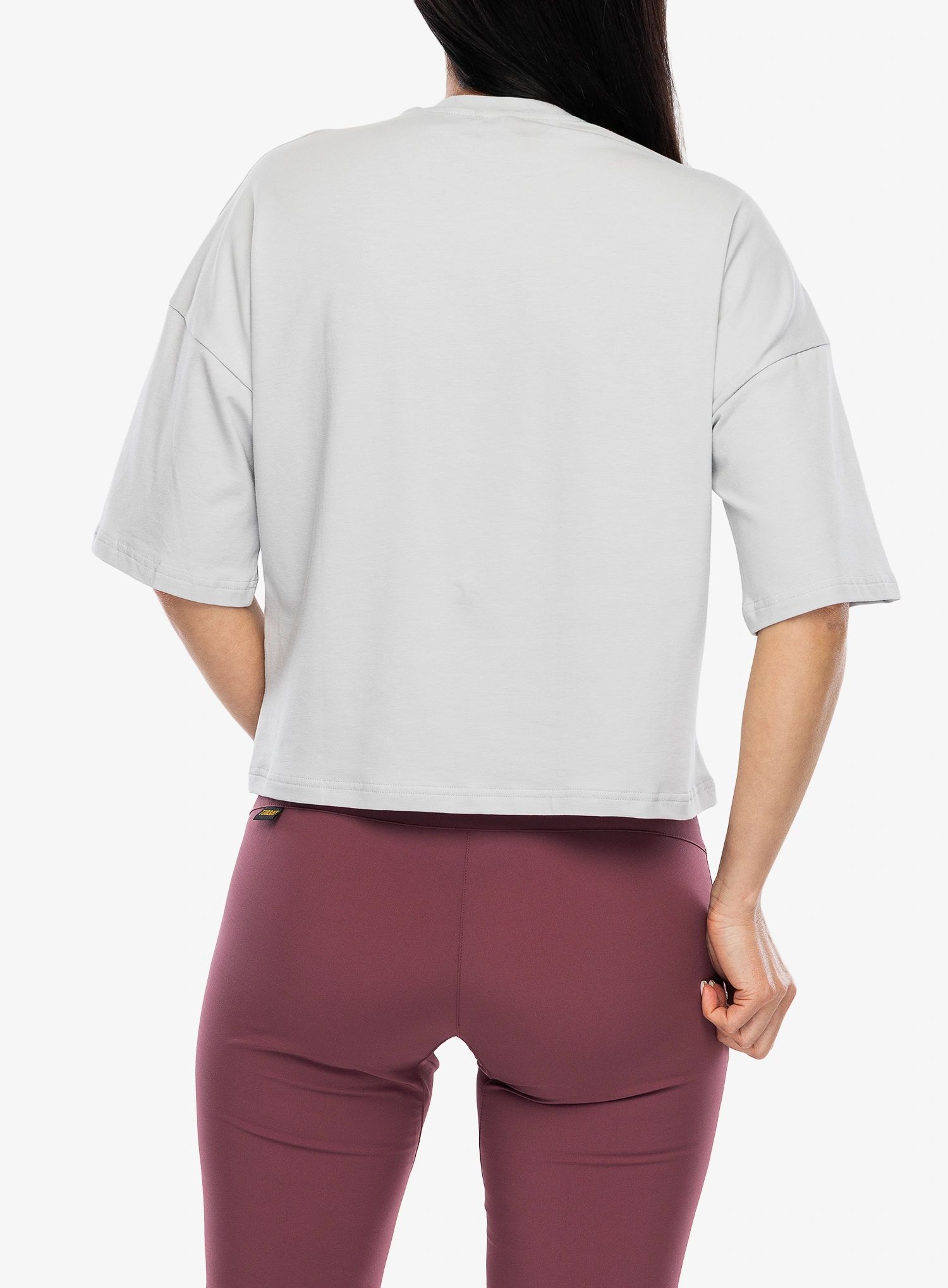 Ženska majica s potiskom Turbat Steppe Flowers T-Shirt - glacier gray