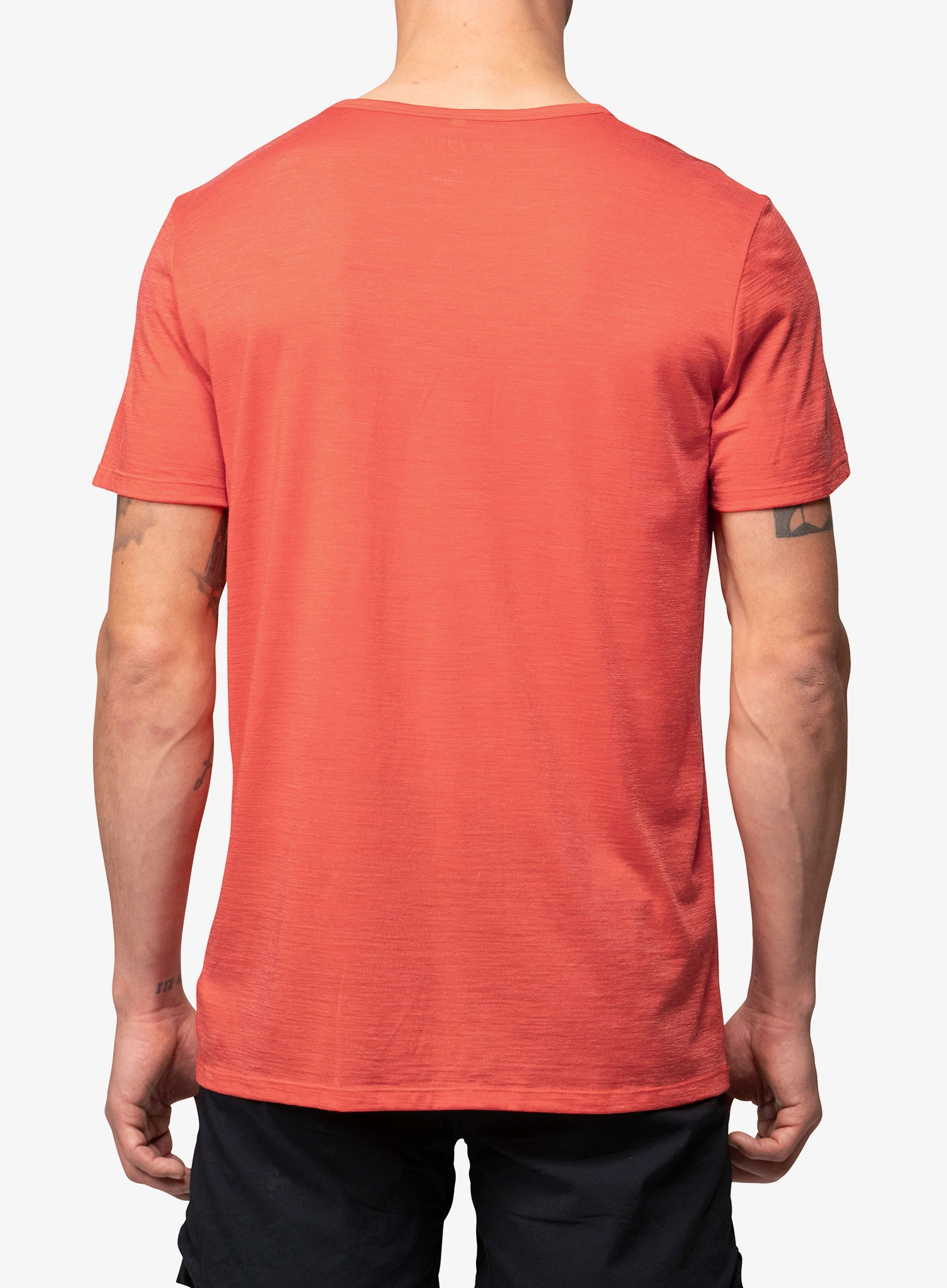 Majica s potiskom Devold Active Outline Tee - cayenne
