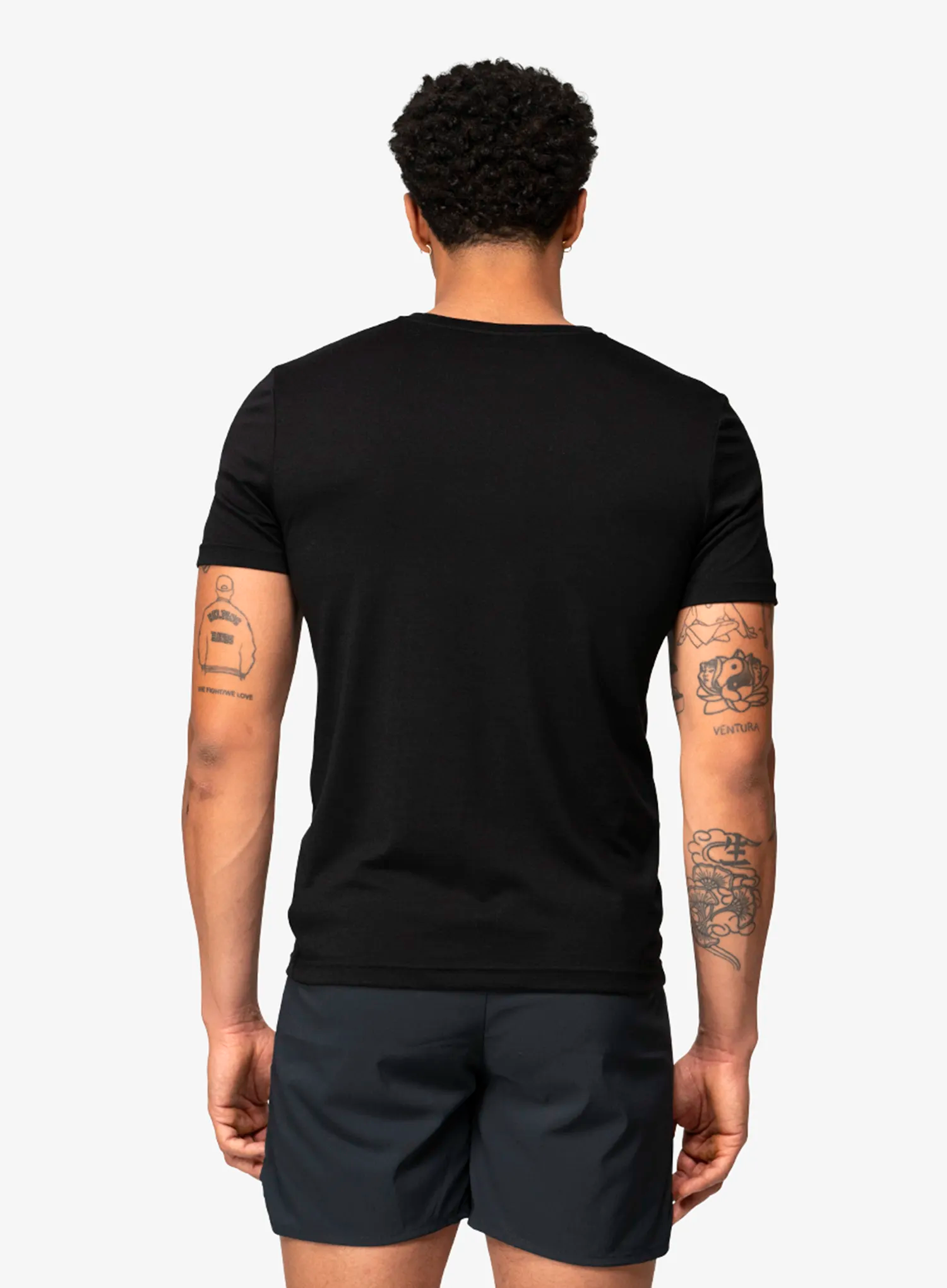 Majica s potiskom Devold Classic Triple Tee - black