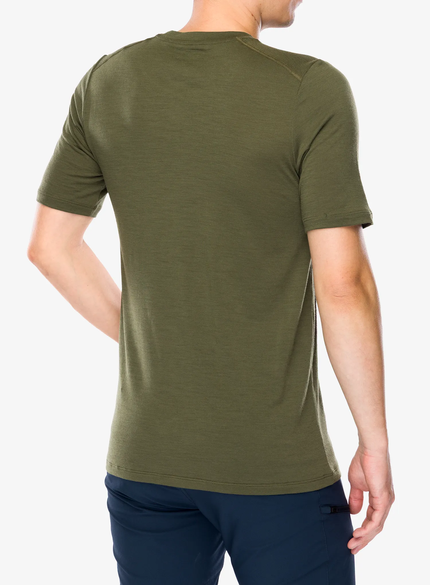Majica s potiskom Fjallraven Abisko Wool Classic SS - laurel green