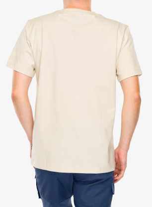 Majica s potiskom Fjallraven Multicolor Logo T-shirt - chalk white