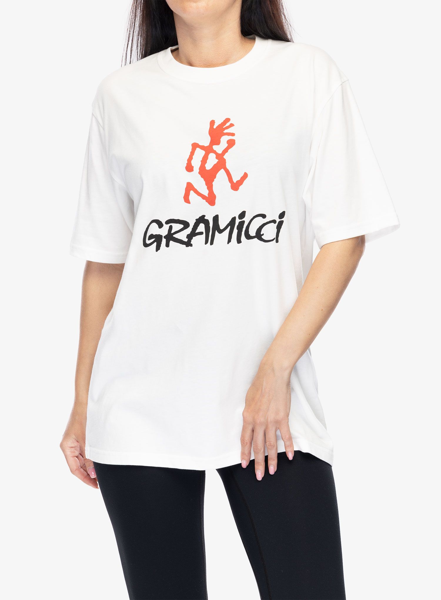Majica s potiskom Gramicci Gramicci Logo Tee - white