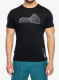 Majica s potiskom Icebreaker Merino 125 Cool-Lite Sphere SS Tee Beta - black