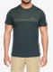 Majica s potiskom Icebreaker Merino 150 Tech Lite SS Tee Range Stripes - obsidian