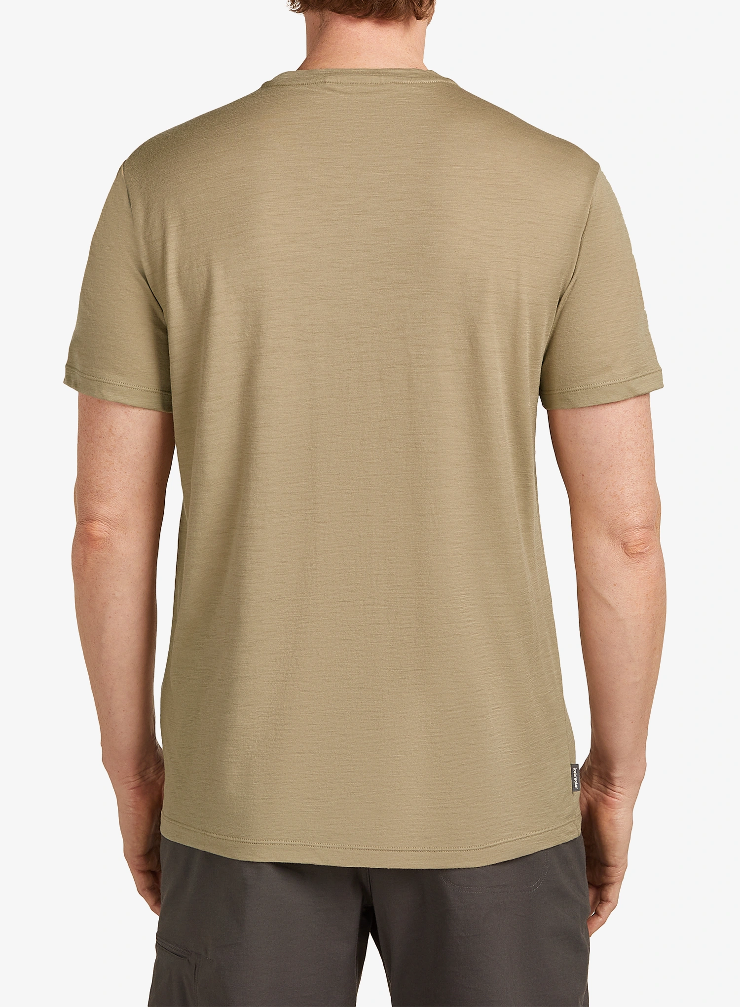 Majica s potiskom Icebreaker Merino 150 Tech Lite SS Tee Ruapehu Round - flagstone