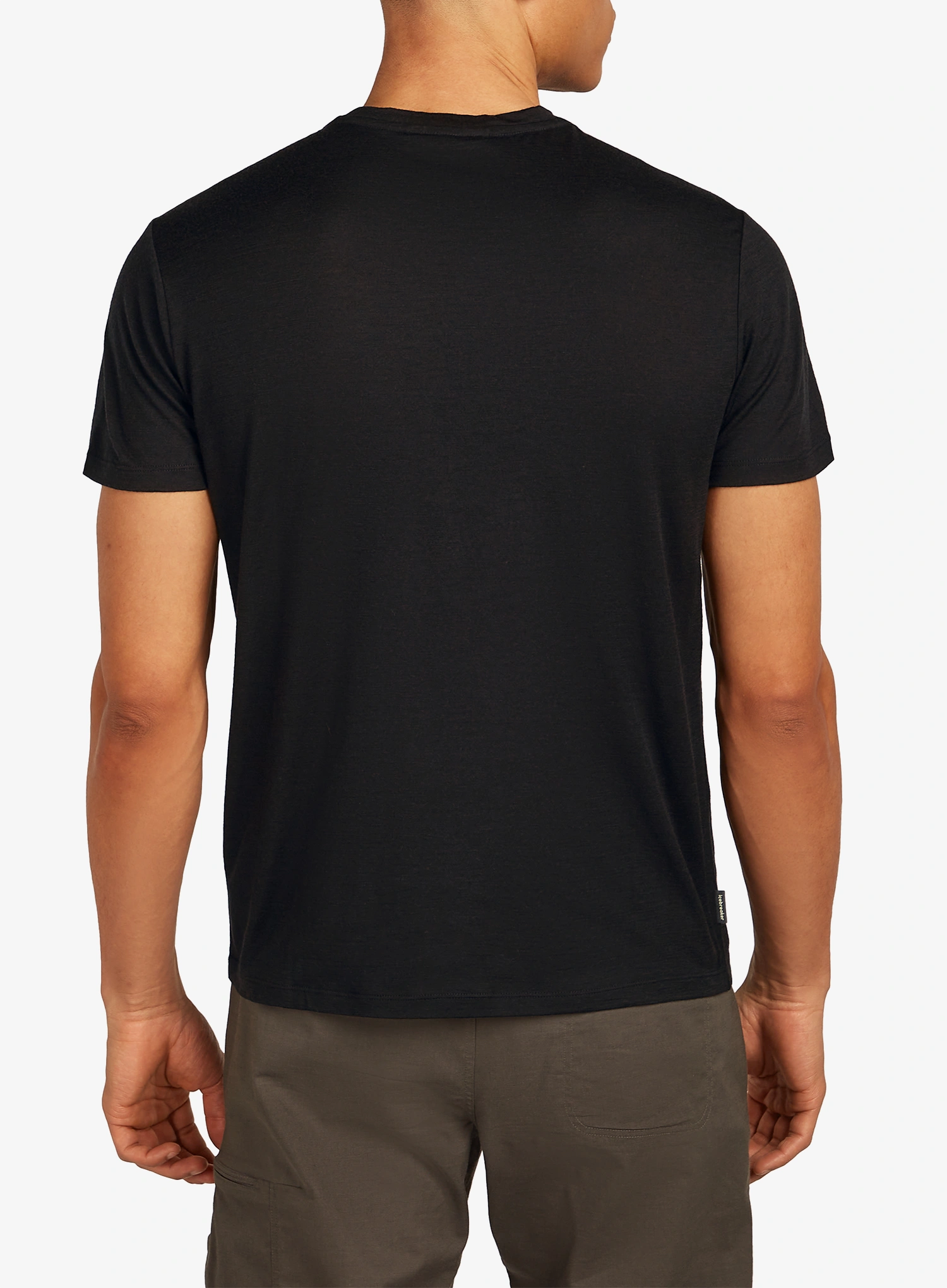 Majica s potiskom Icebreaker Merino 150 Tech Lite SS Tee Snow Day - black