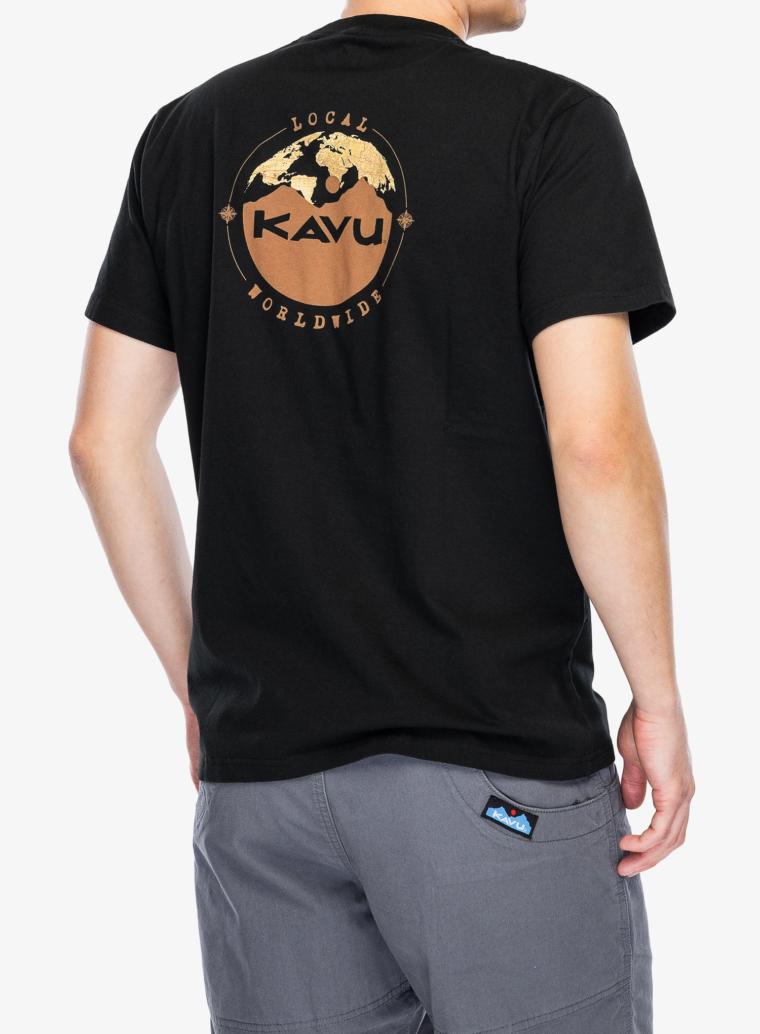 Majica s potiskom Kavu Globalize - black