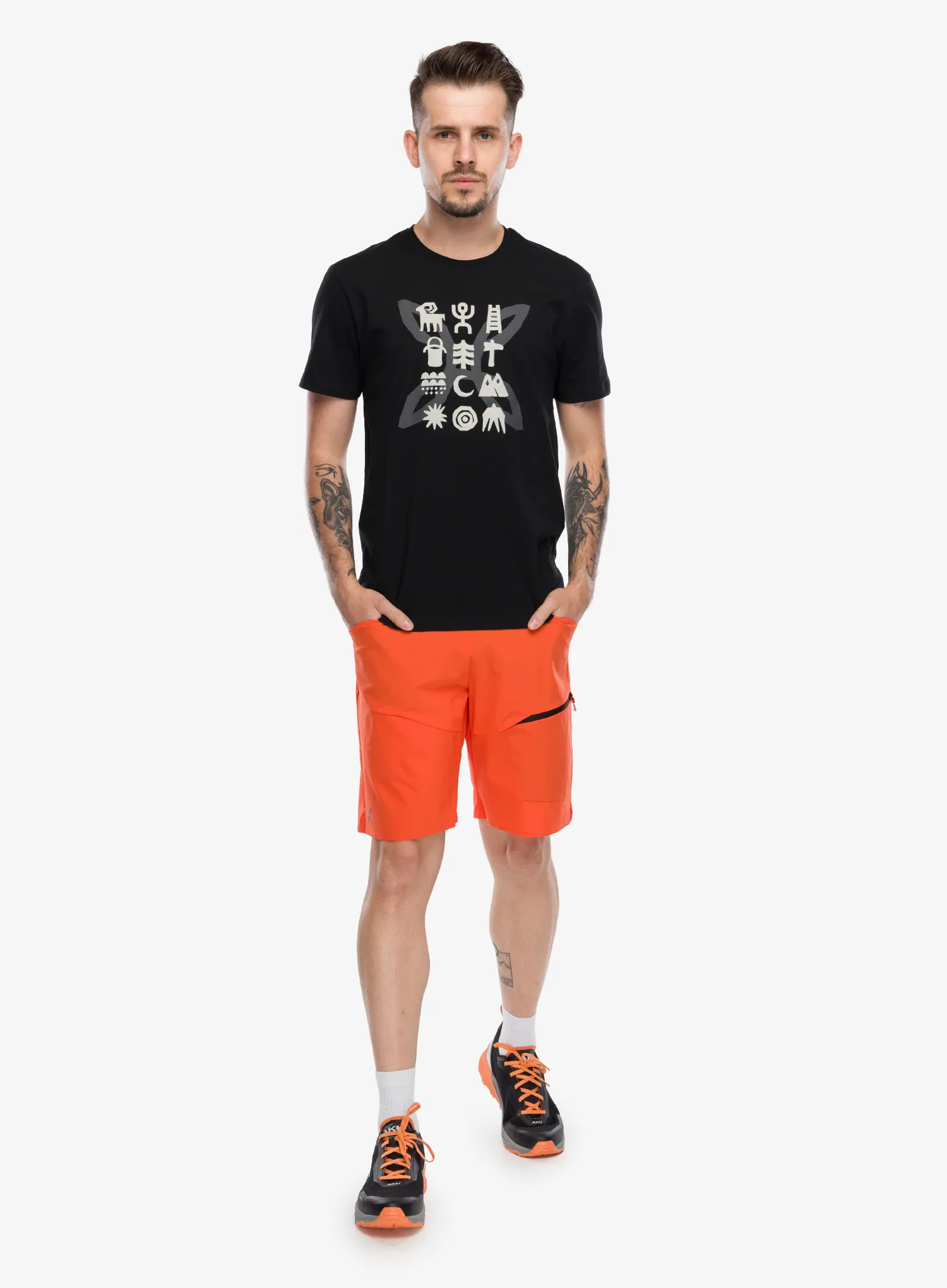 Majica s potiskom Montura Rock Painting T-Shirt - black