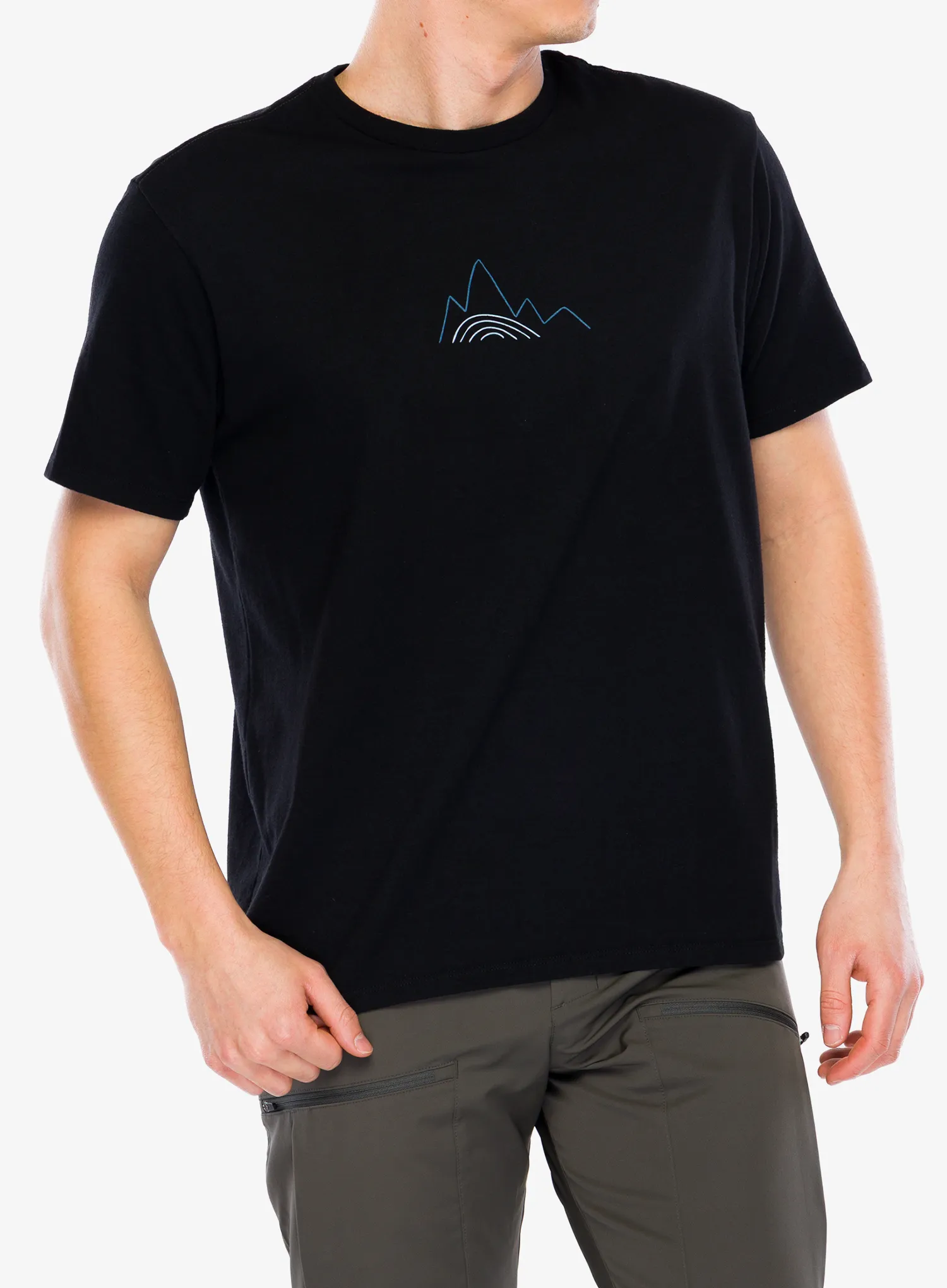 Majica s potiskom Patagonia Berm Logo Responsibili-Tee - black