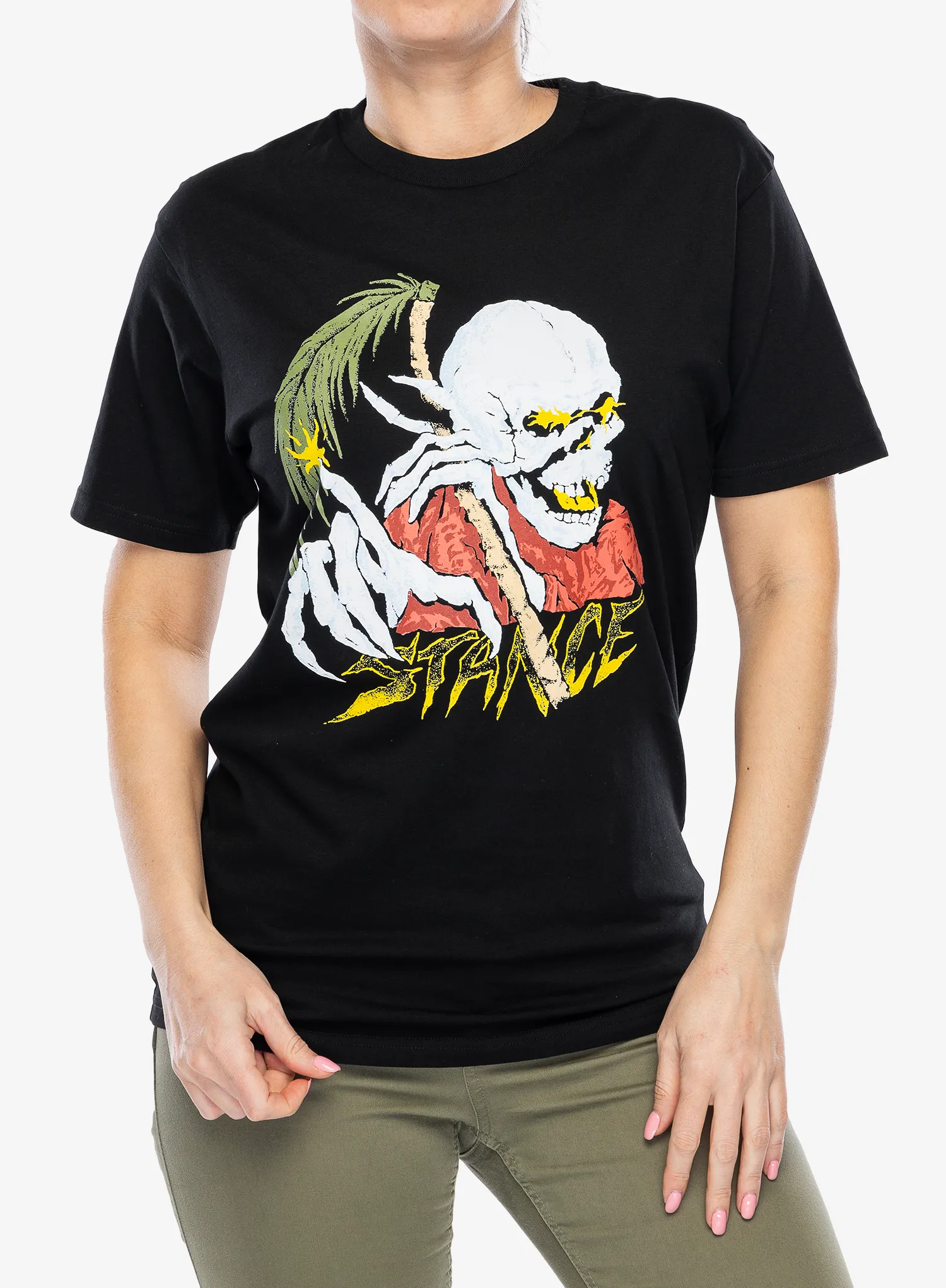 Majica s potiskom Stance Palm Slayer SS - black