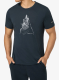 Majica s potiskom Super.natural Ascenders Tee - blueberry/vapor grey