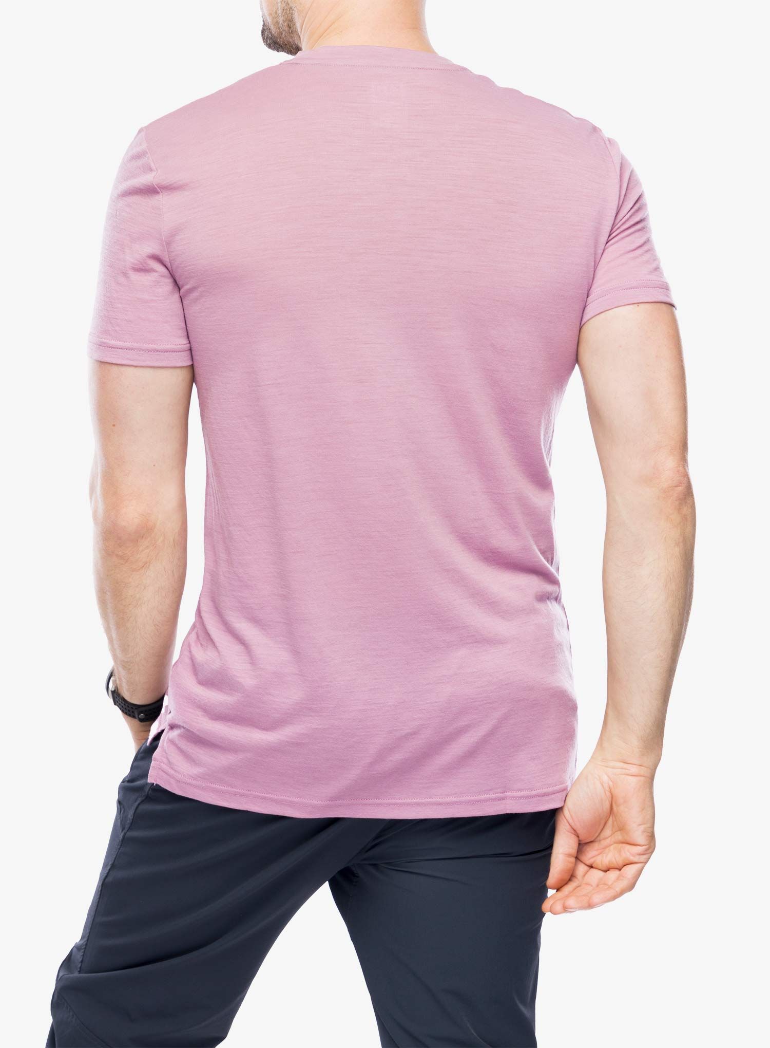 Majica s potiskom Super.natural Landi Tee - orchid/night shadow blue