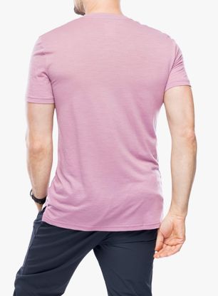 Majica s potiskom Super.natural Landi Tee - orchid/night shadow blue