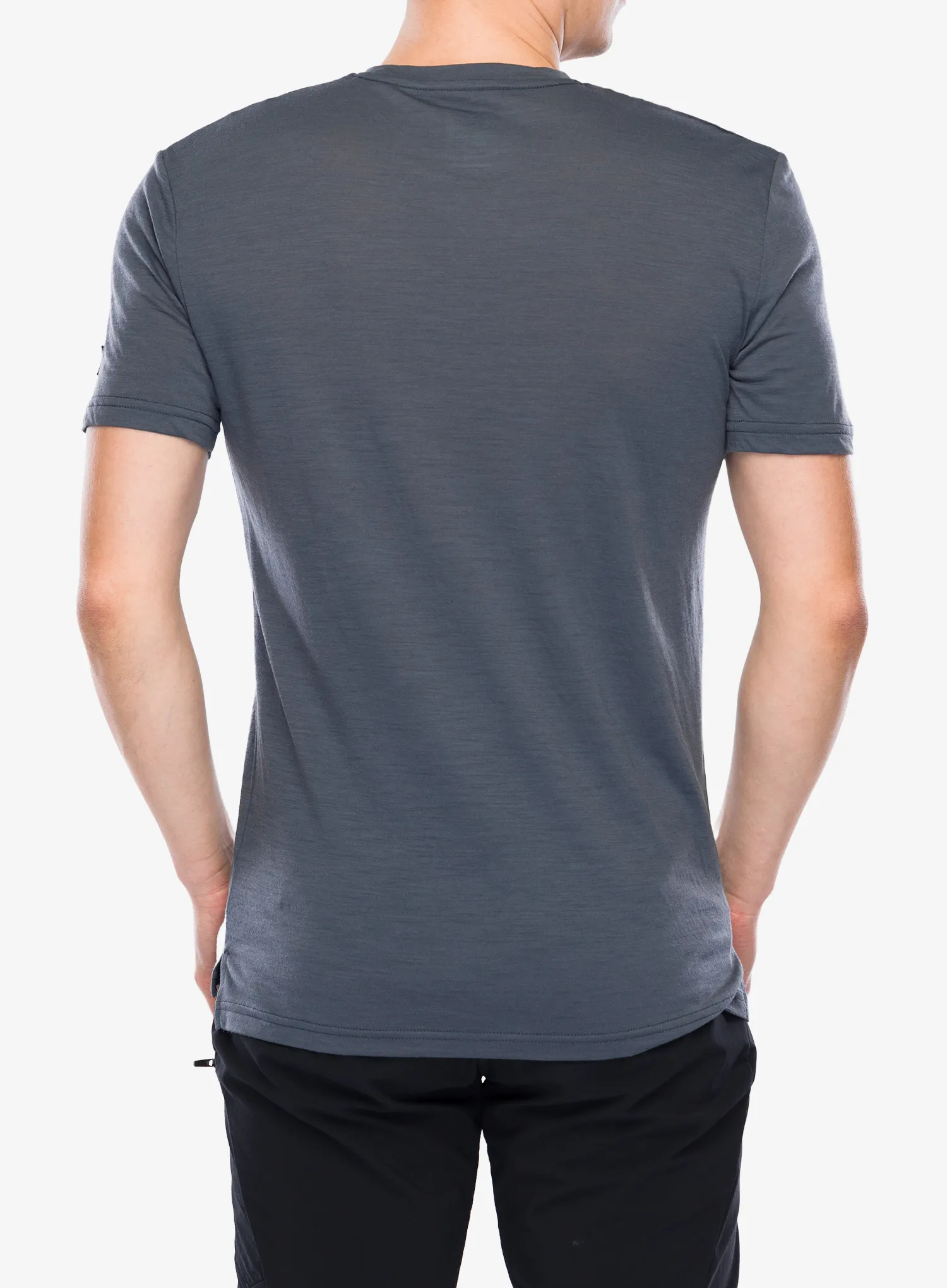Majica s potiskom Super.natural Mountain Vibes Tee - turbulence blue/various