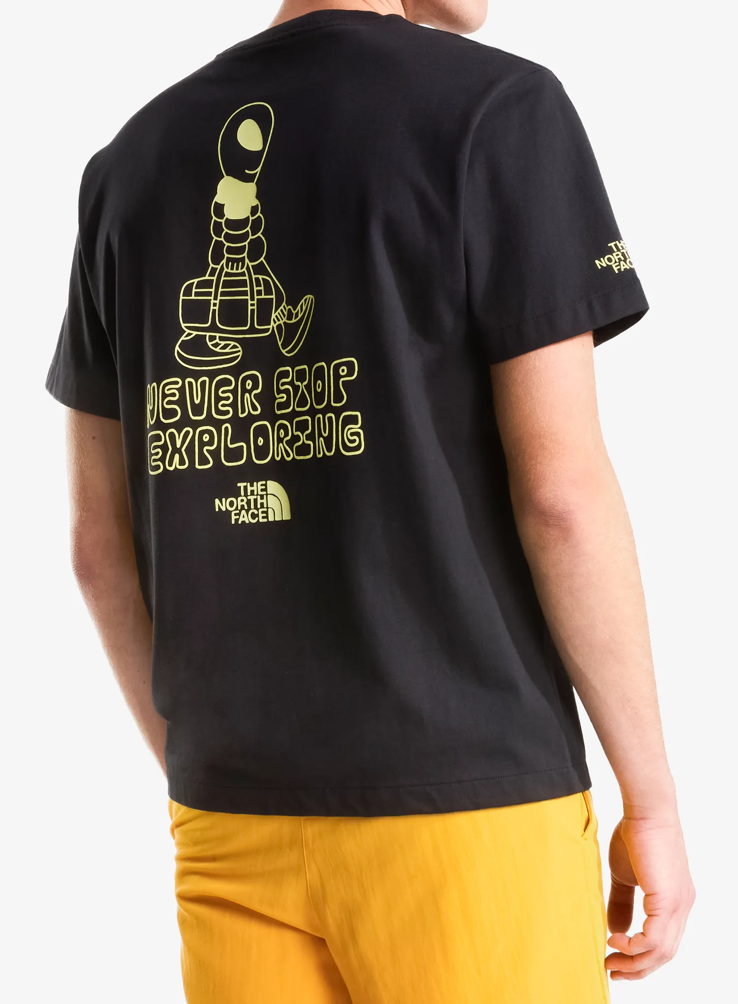 Majica s potiskom The North Face Alien  Relaxed Short Sleeve Tee - tnf black