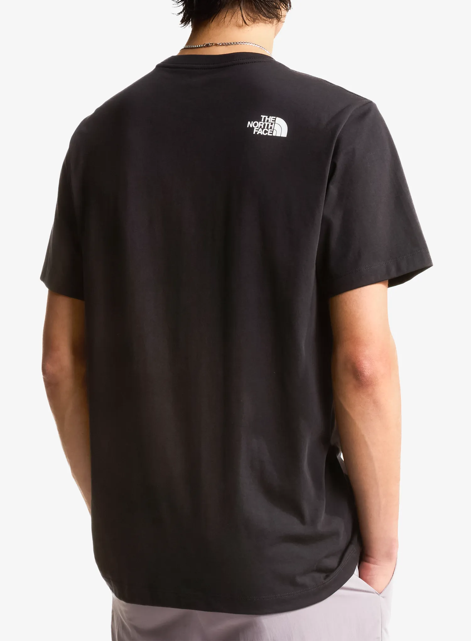 Majica s potiskom The North Face Evolution Half Dome Regular SS - black/white