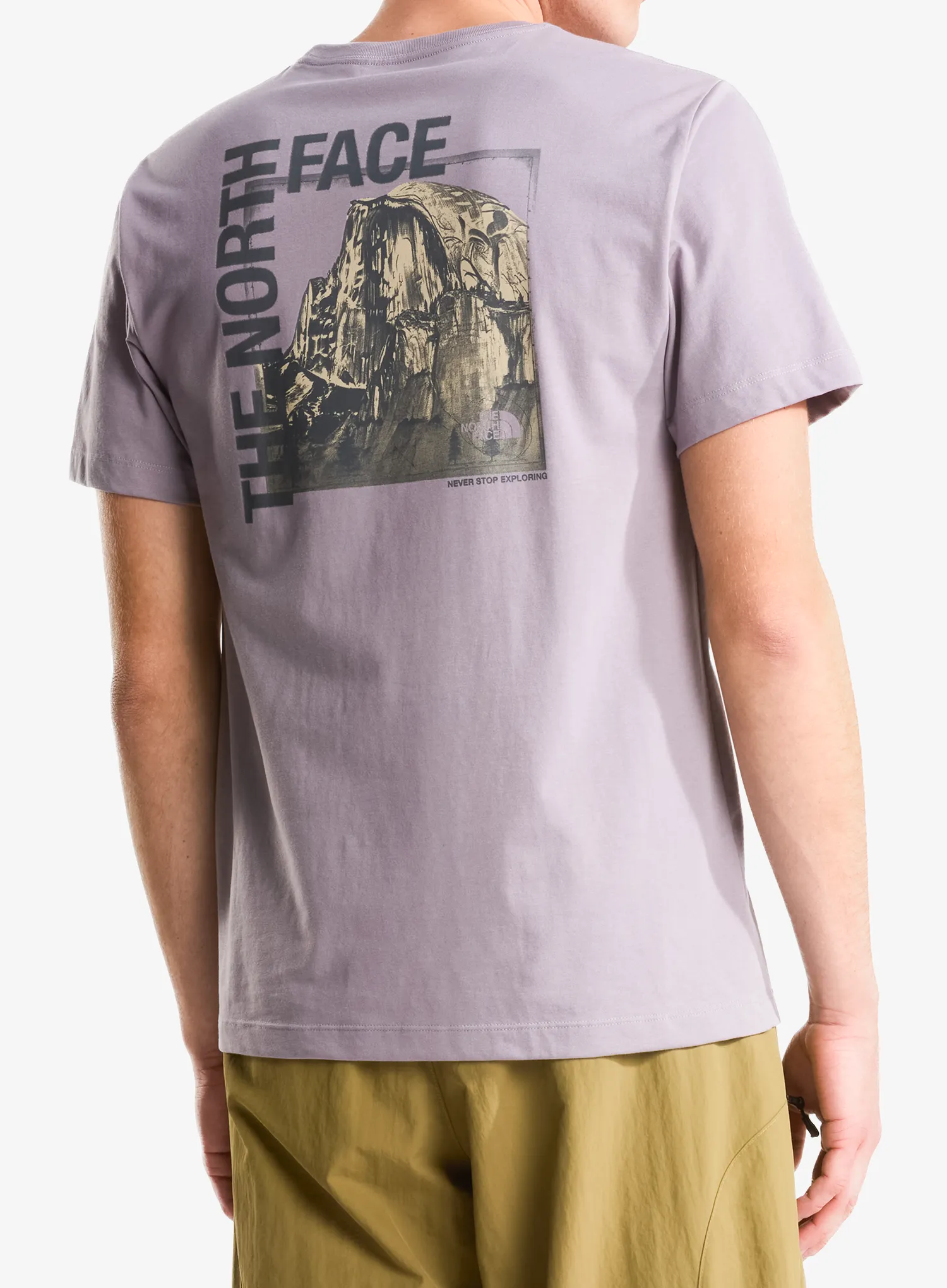 Majica s potiskom The North Face Half Dome Photo Reg SS Tee - transcendent