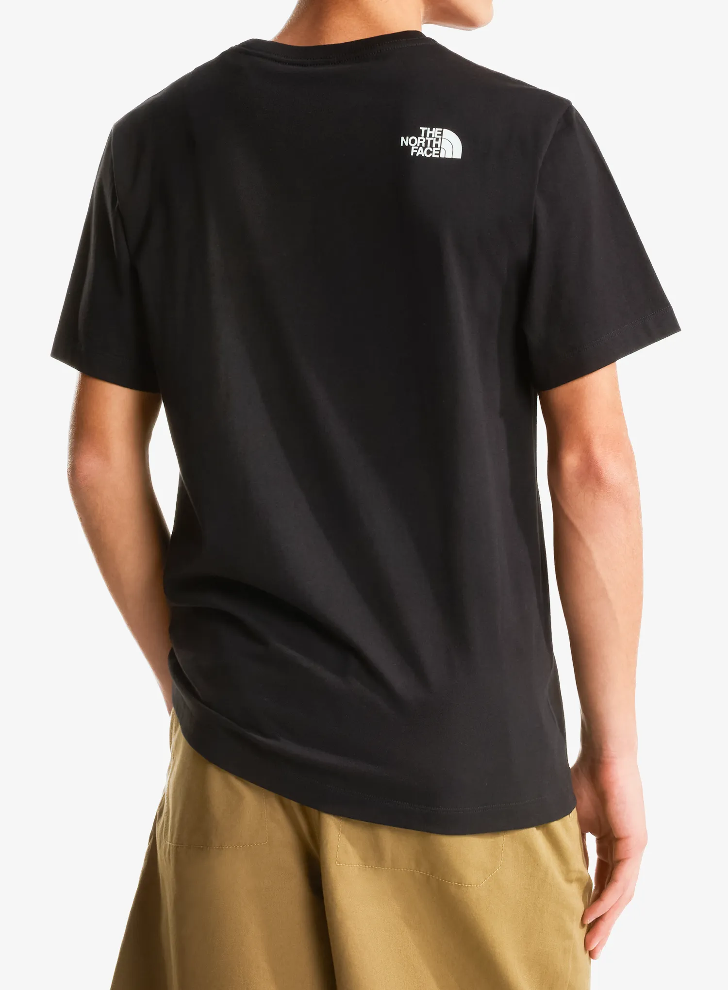 Majica s potiskom The North Face Mountain Line Regular SS Tee - tnf black
