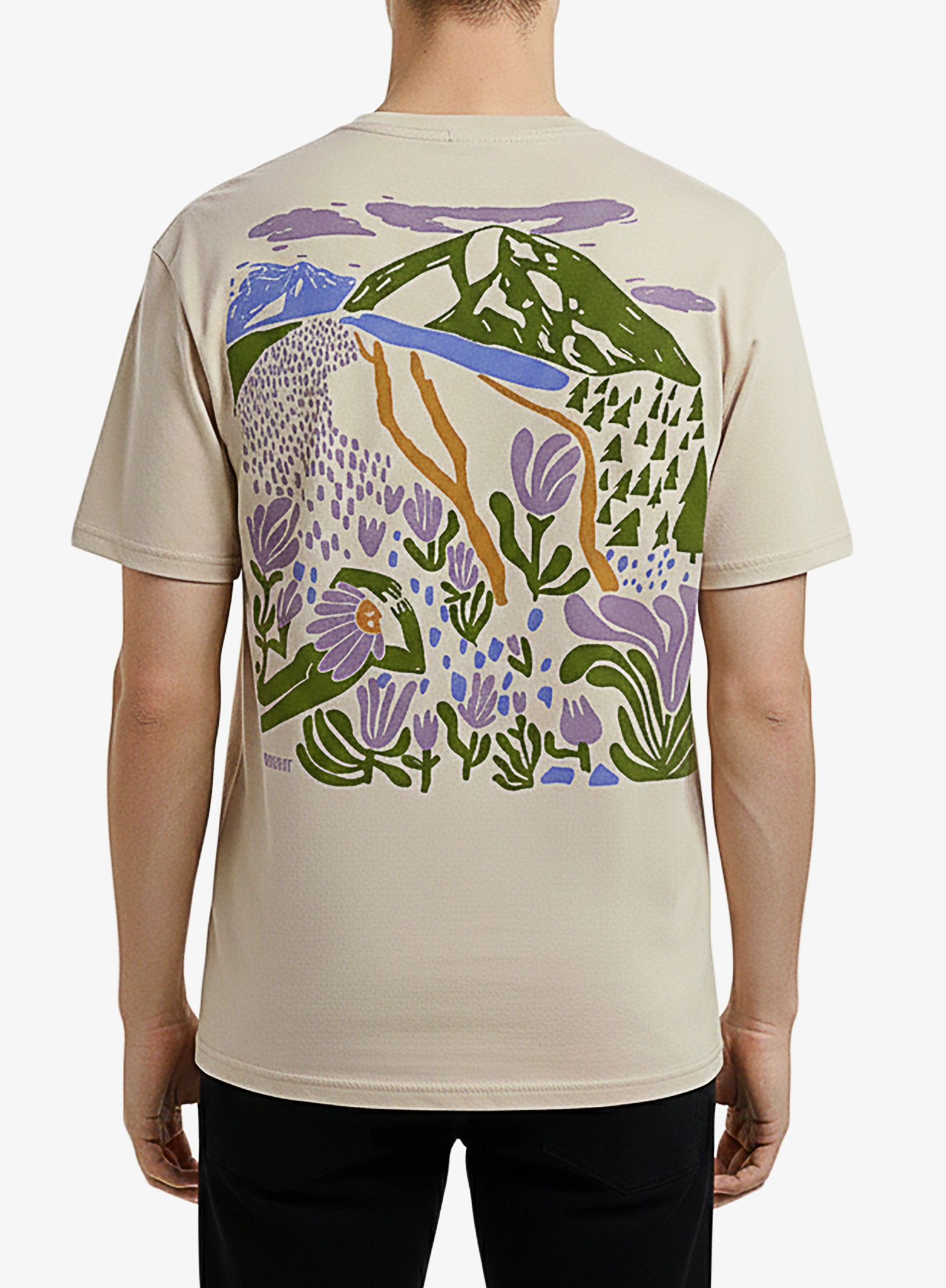 Majica s potiskom Turbat Krokusy T-Shirt - bog lime