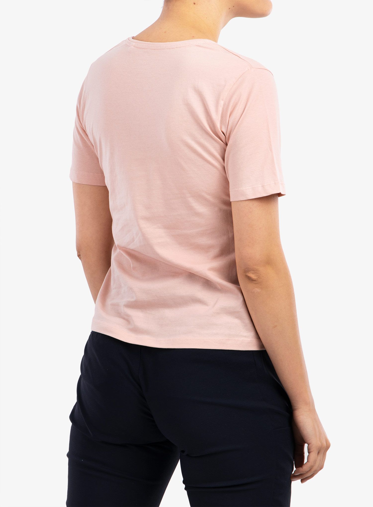 Ženska bombažna majica Craghoppers Ally S/S T-Shirt - pink clay sunset