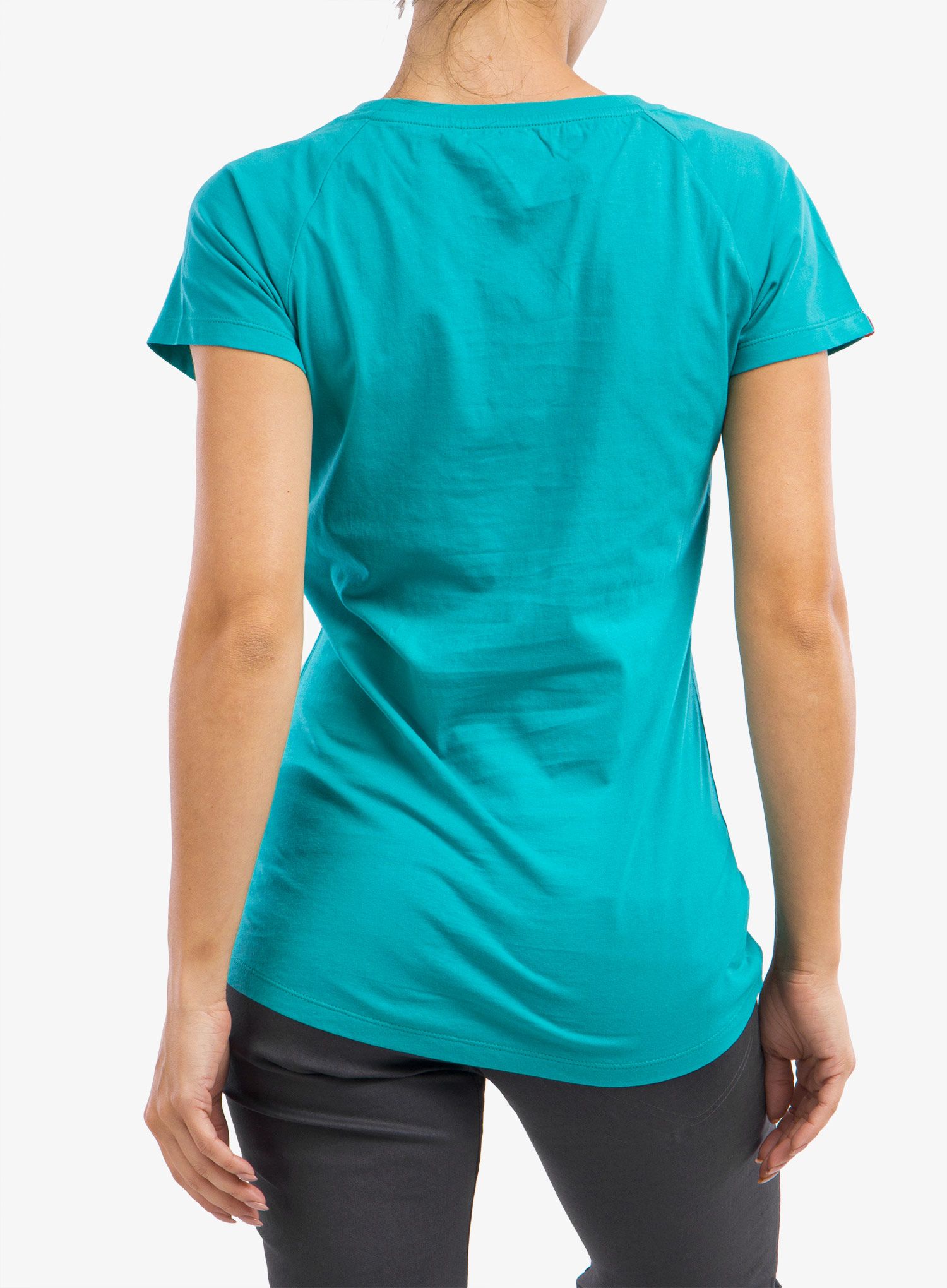 Ženska bombažna majica Ocun Raglan T - green porcelain van