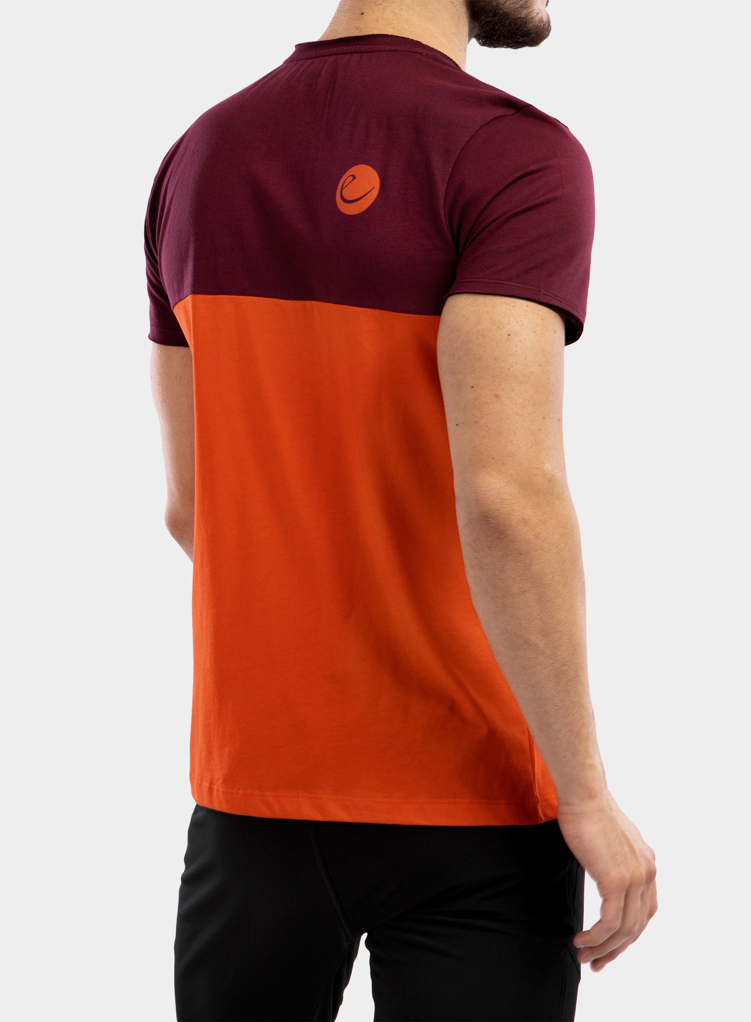 Bombažna majica Edelrid Nofoot T-Shirt - glowing red
