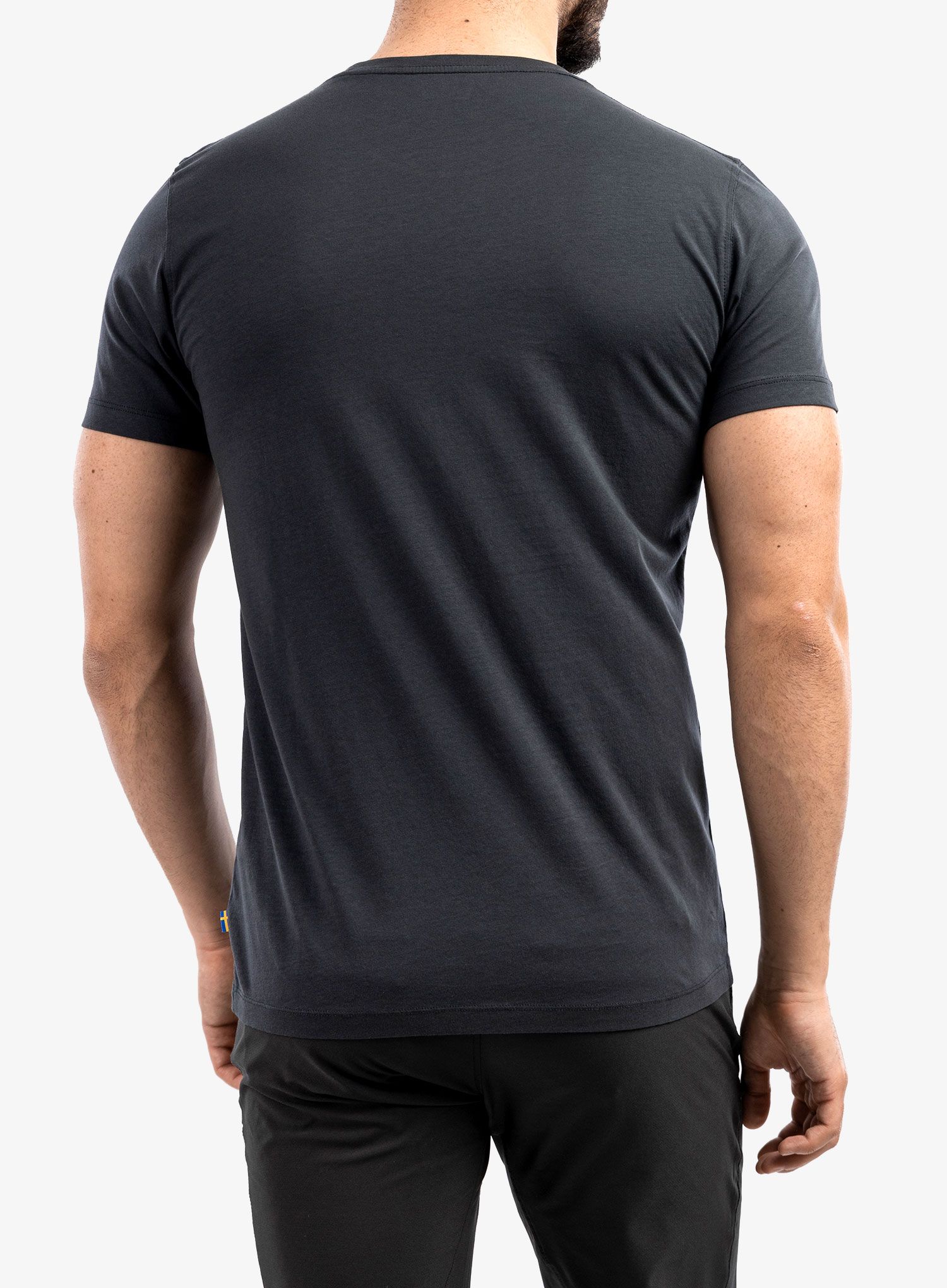 Bombažna majica Fjallraven Nature T-shirt  - dark navy