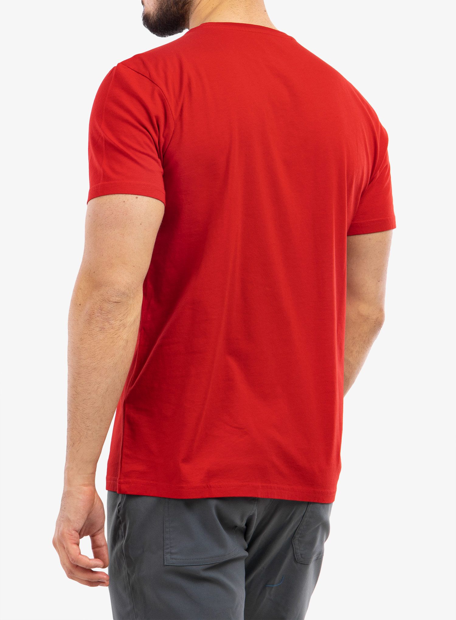Bombažna majica Helly Hansen Shoreline T-Shirt 2.0 - red