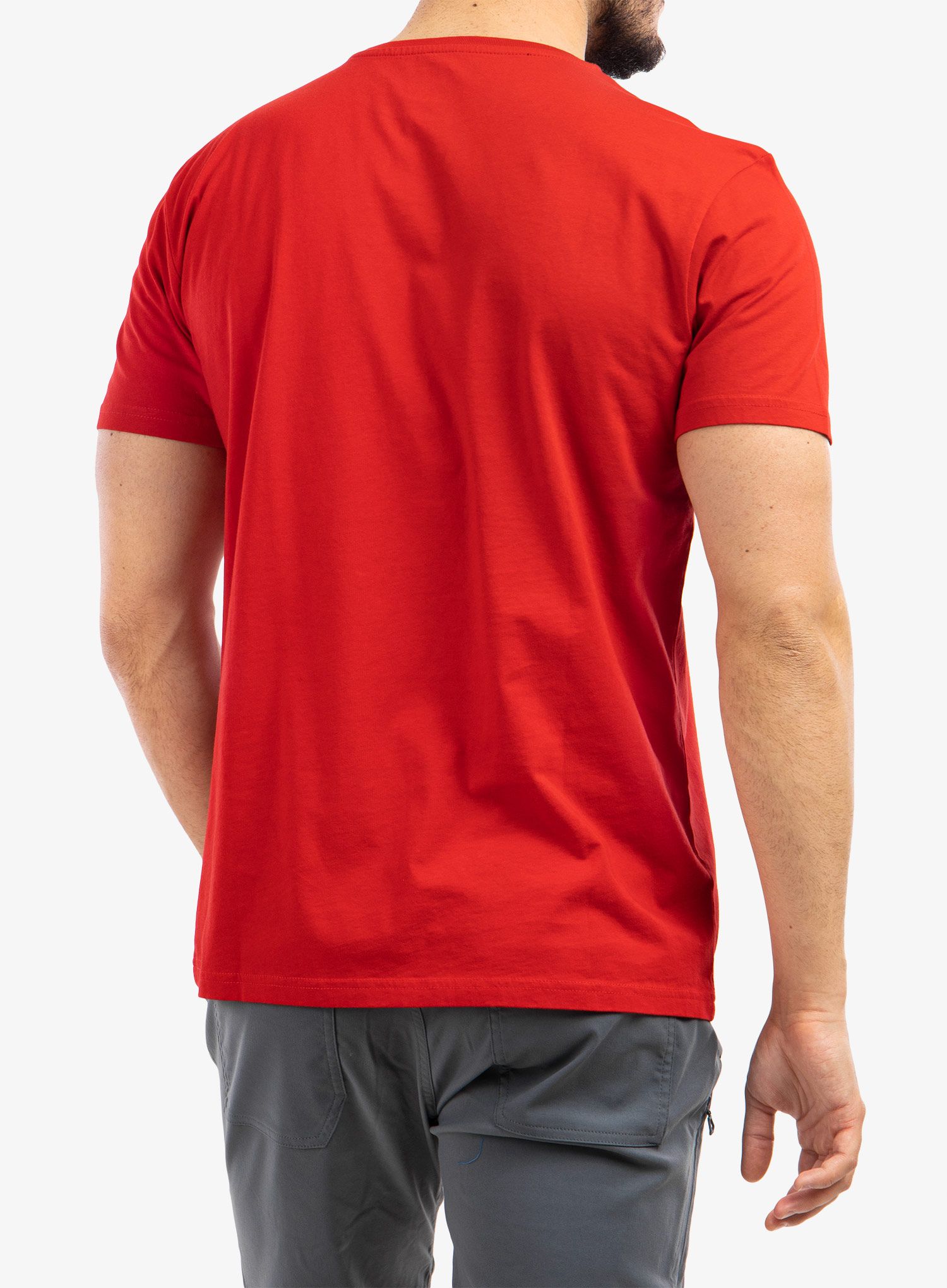 Bombažna majica Helly Hansen Shoreline T-Shirt 2.0 - red