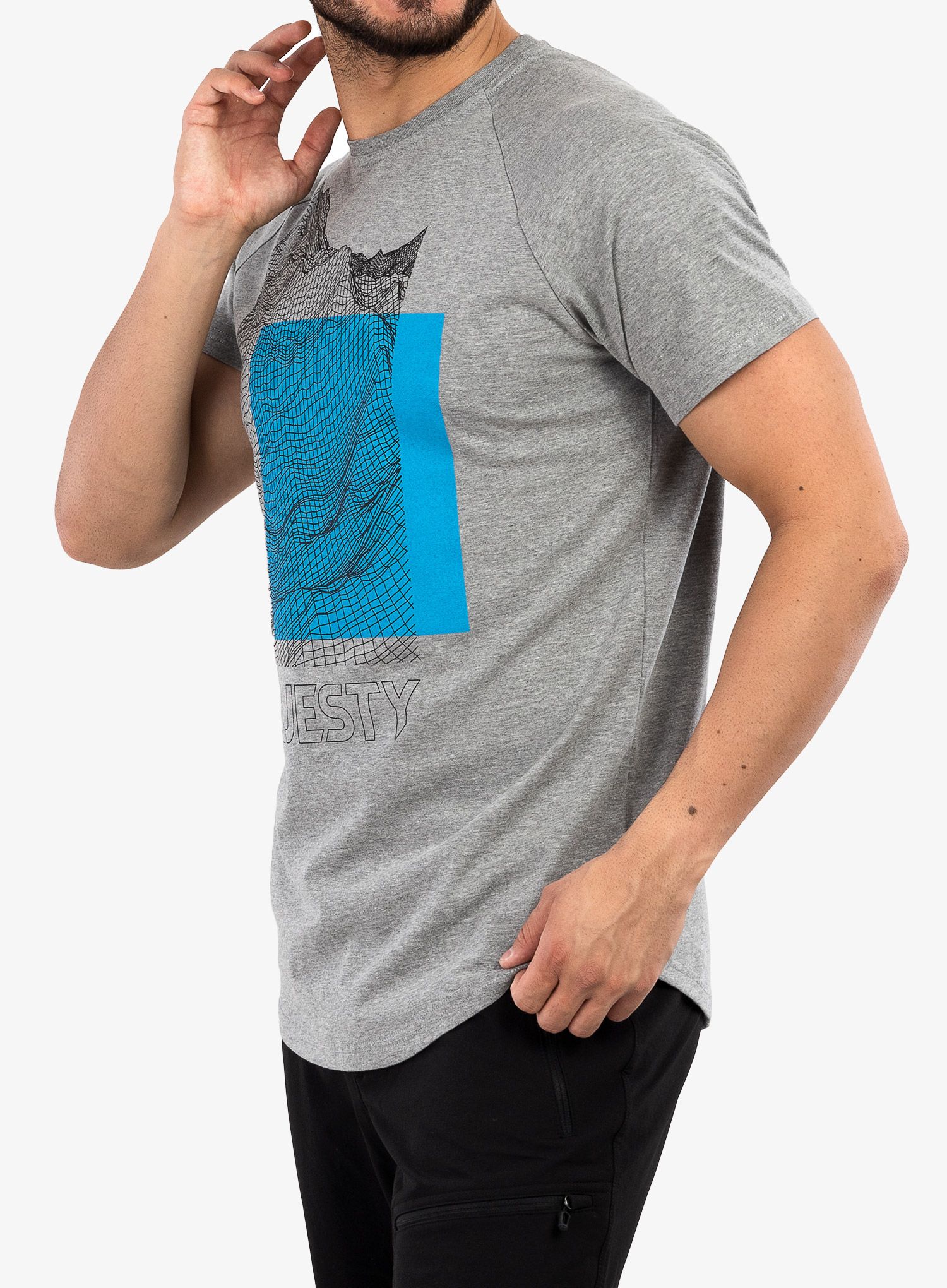 Bombažna majica Majesty Super T-shirt - grey