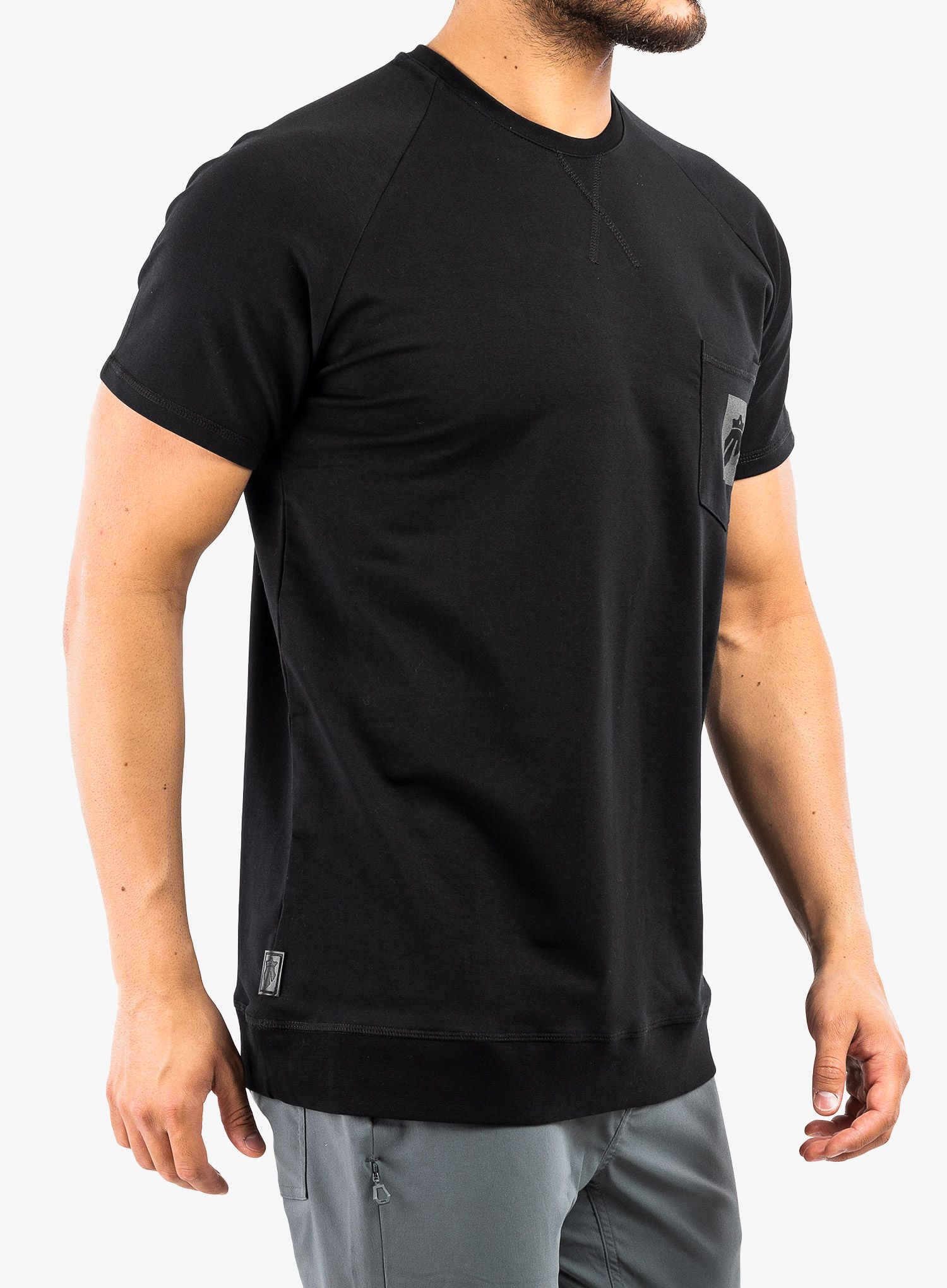 Bombažna majica Majesty Vanguard T-shirt - black