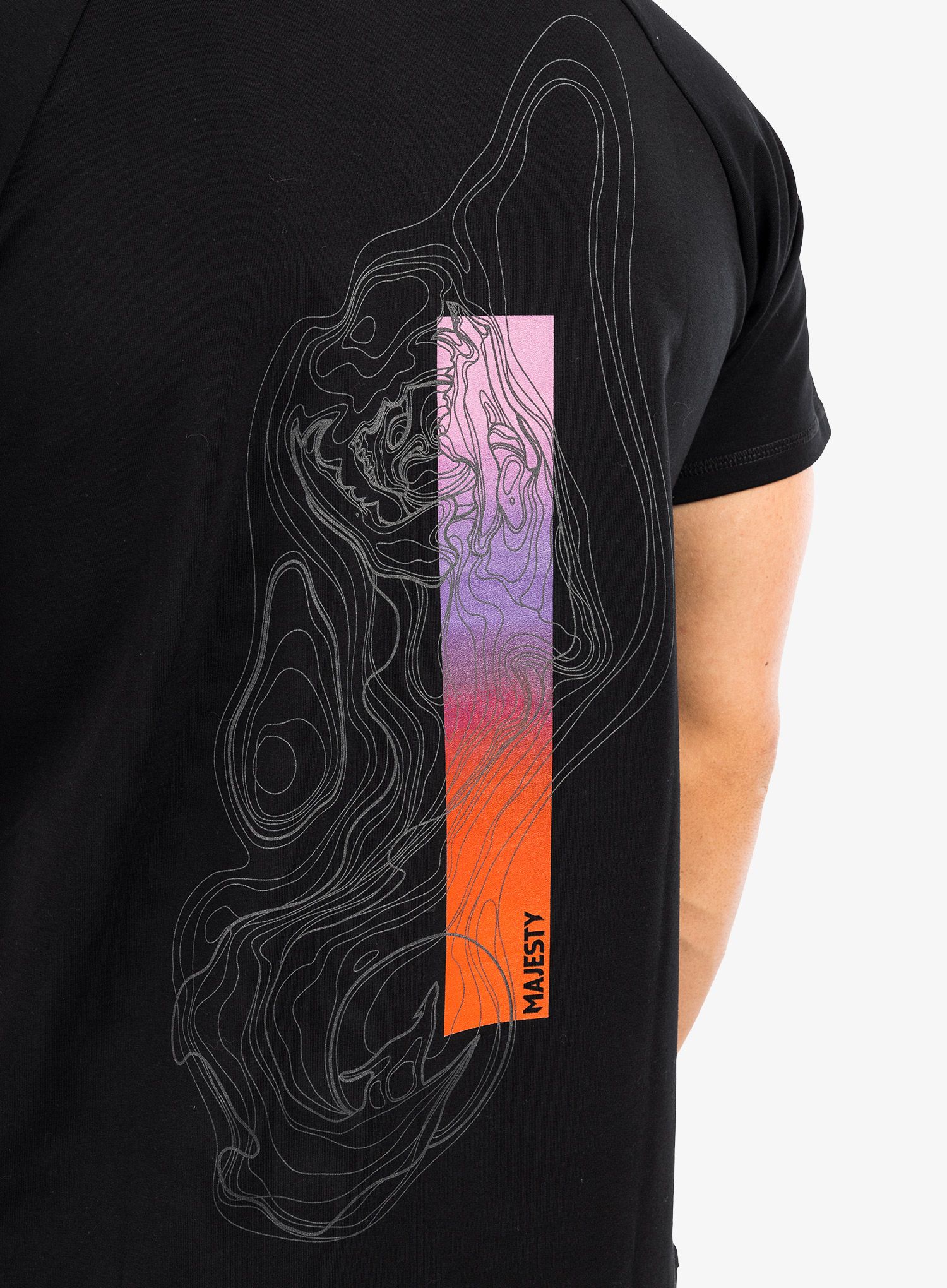 Bombažna majica Majesty Vanguard T-shirt - black