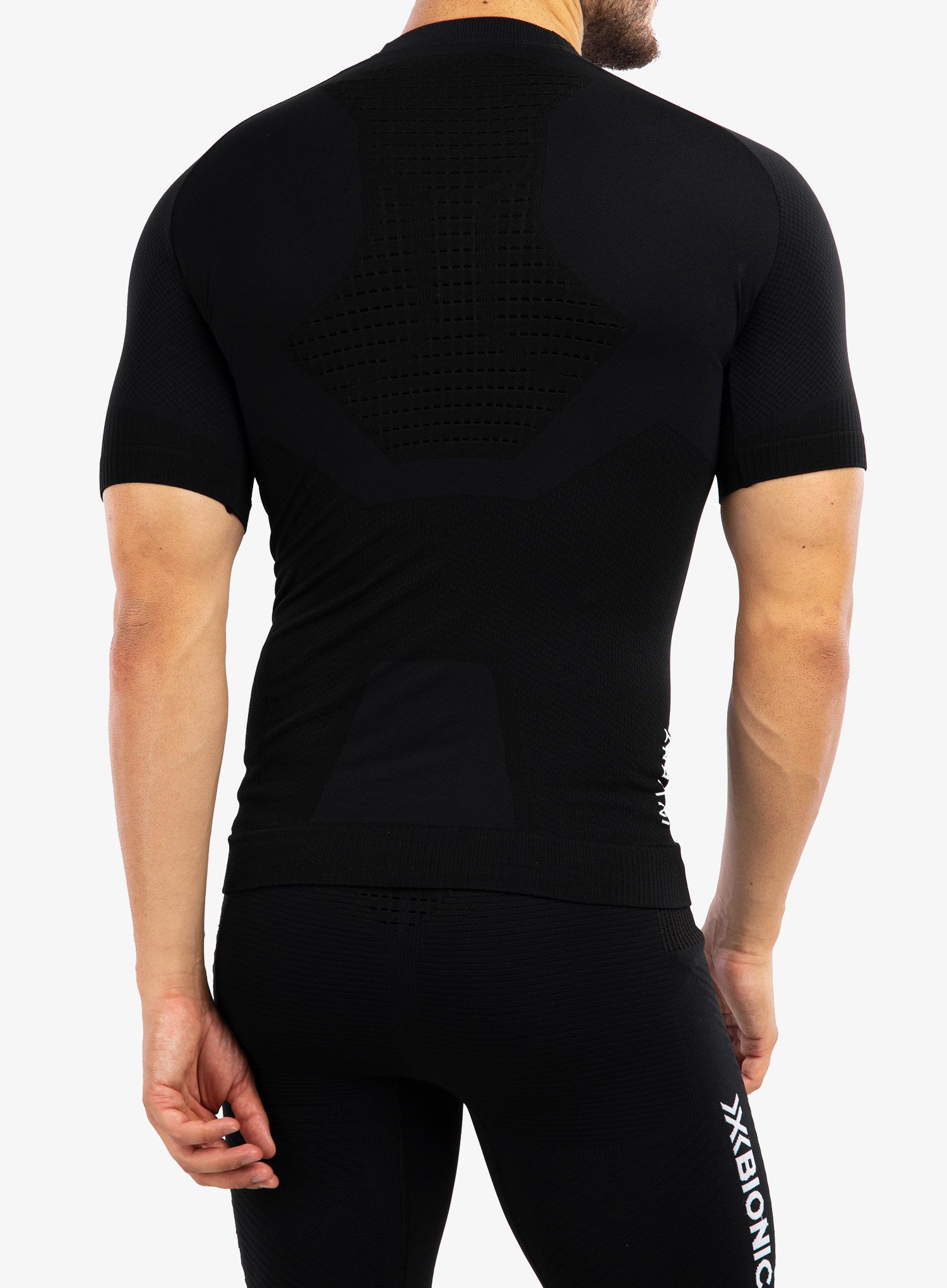 Moška tekaška majica X-Bionic Regulator Run Speed Shirt Sh Sl Men - opal black/arctic white