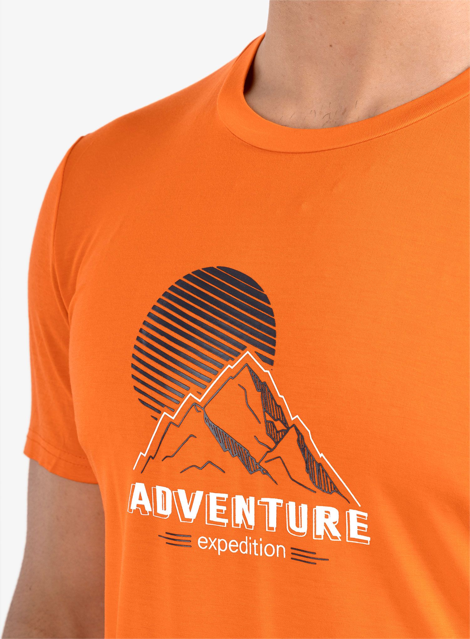 Moška majica CMP Verte T-Shirt Bamboo Jersey - arancio/antracite