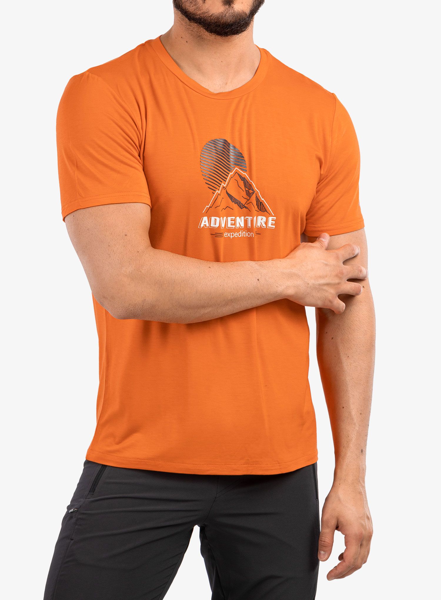 Moška majica CMP Verte T-Shirt Bamboo Jersey - arancio/antracite