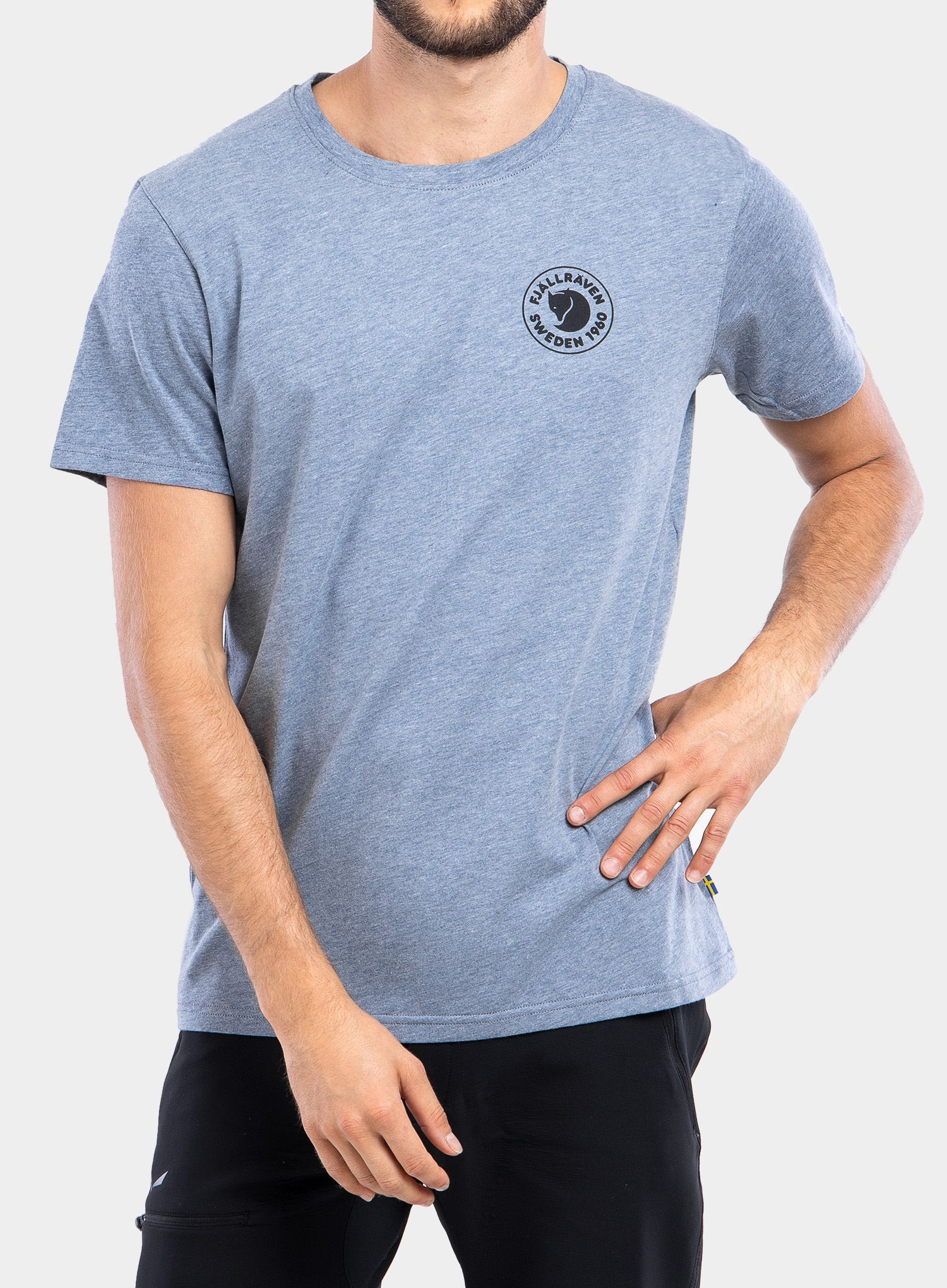 Moška majica Fjallraven 1960 Logo T-Shirt - uncle blue melange
