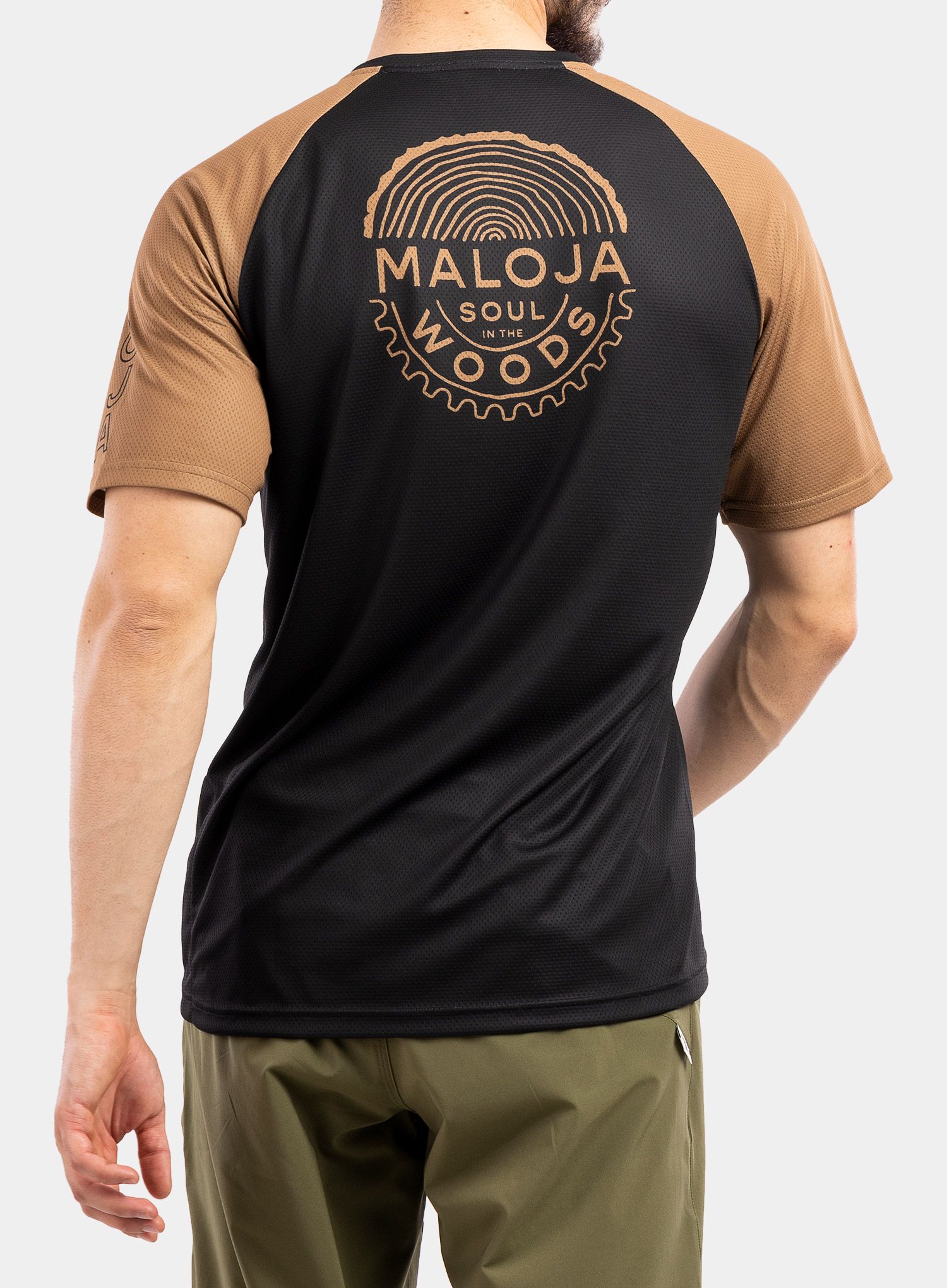 Moška majica Maloja Stachelbeere Multi - moonless