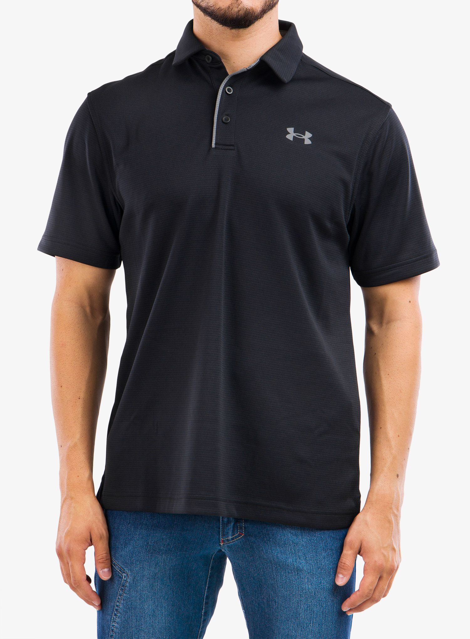 Moška polo majica Under Armour Tech Polo - black/graphite