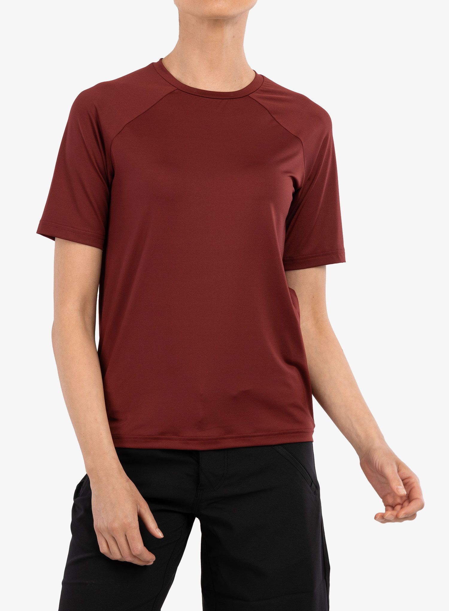 Ženska kolesarska majica POC Reform Enduro Light Tee - garnet red