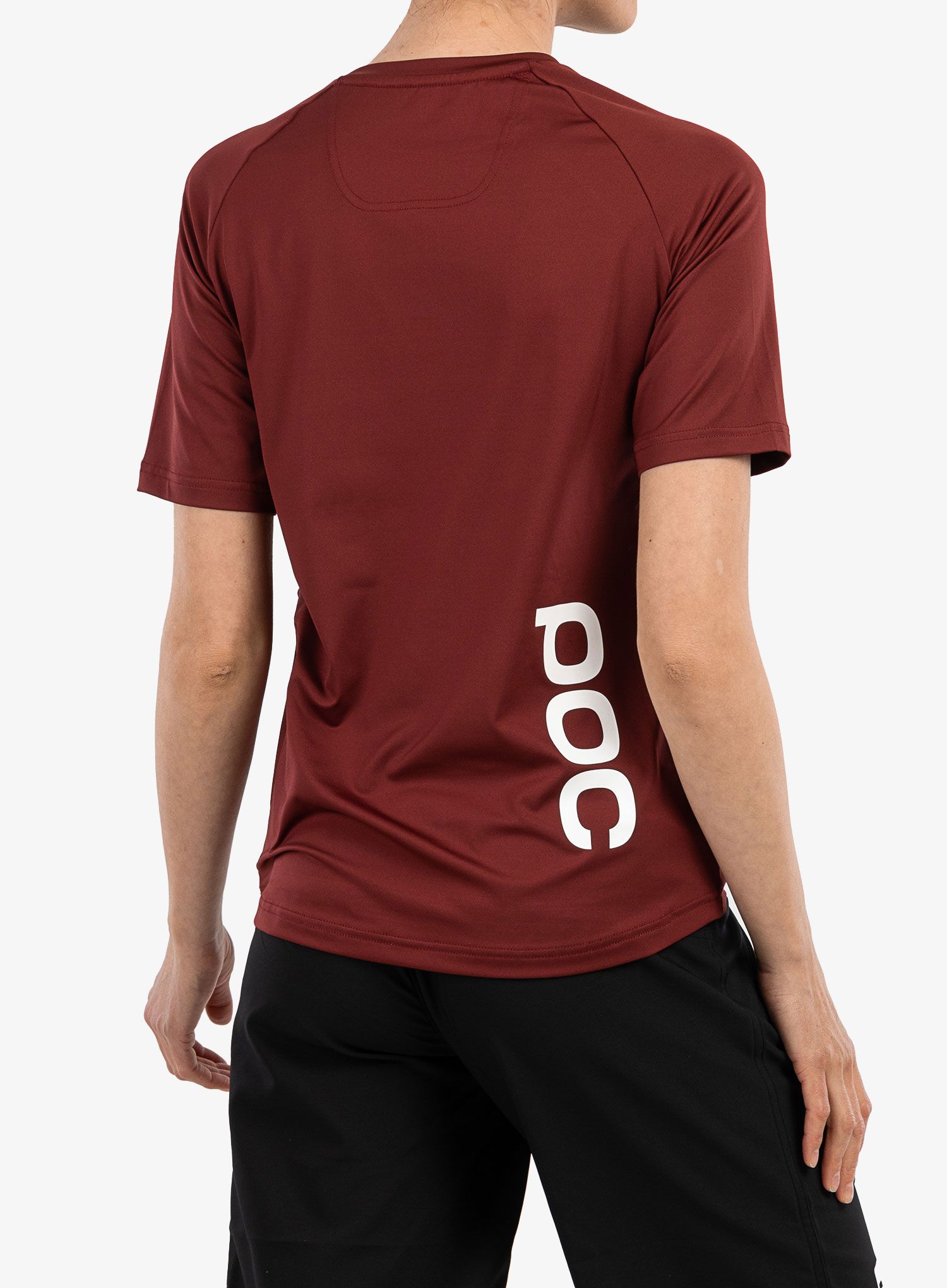 Ženska kolesarska majica POC Reform Enduro Light Tee - garnet red