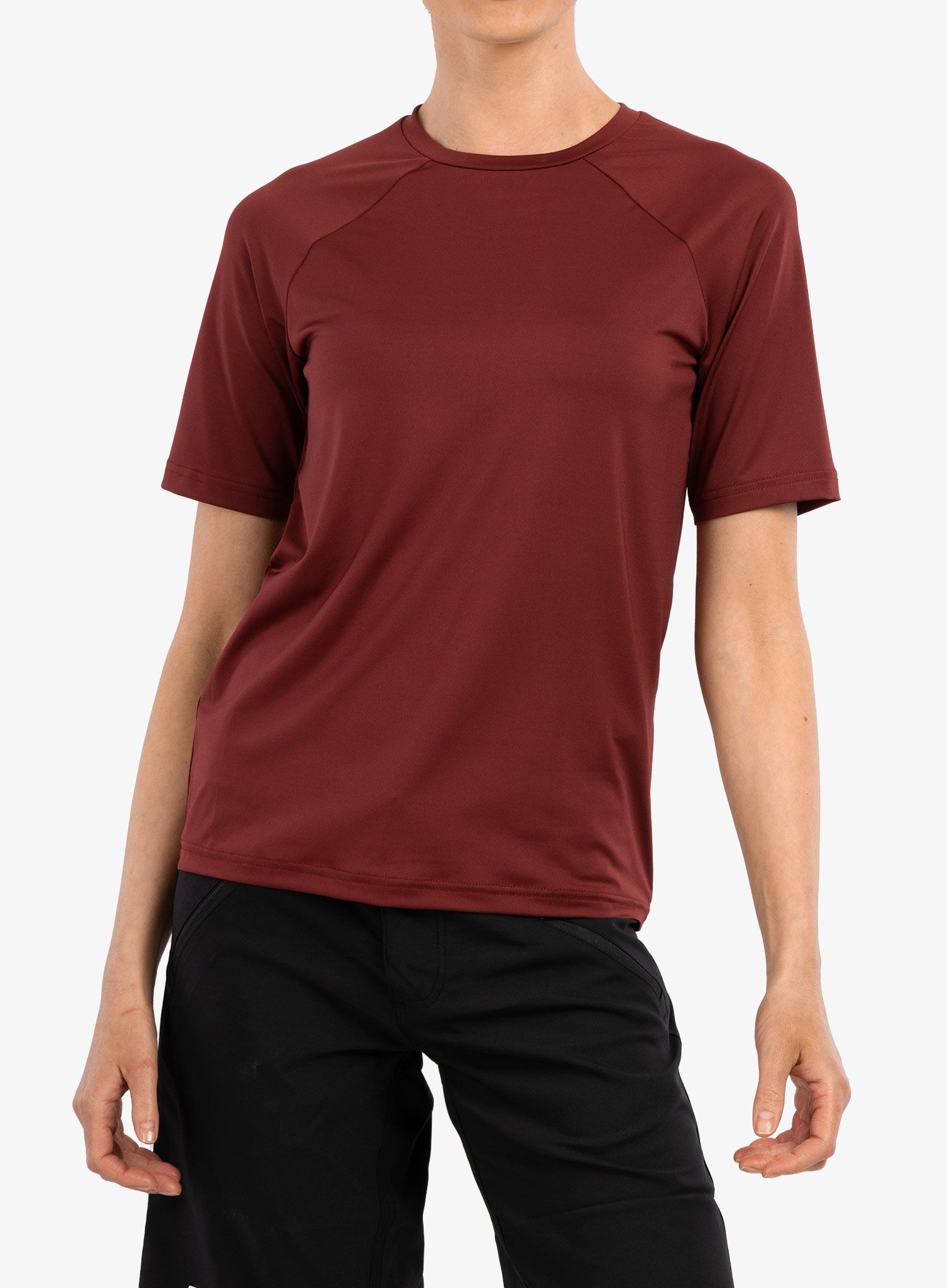 Ženska kolesarska majica POC Reform Enduro Light Tee - garnet red
