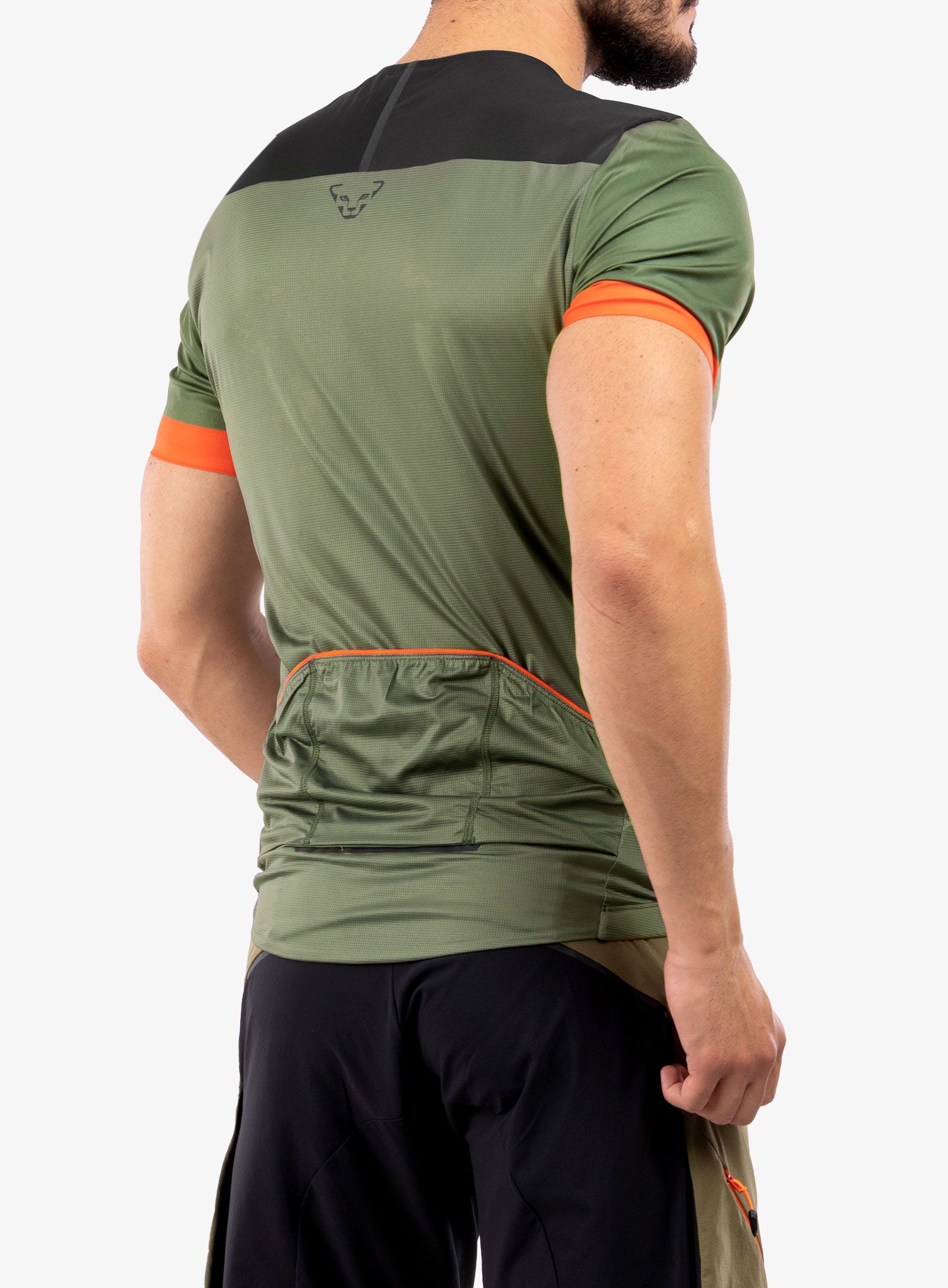Moška kolesarska majica Dynafit Ride Light 1/2 Zip S/S Tee - winter moss