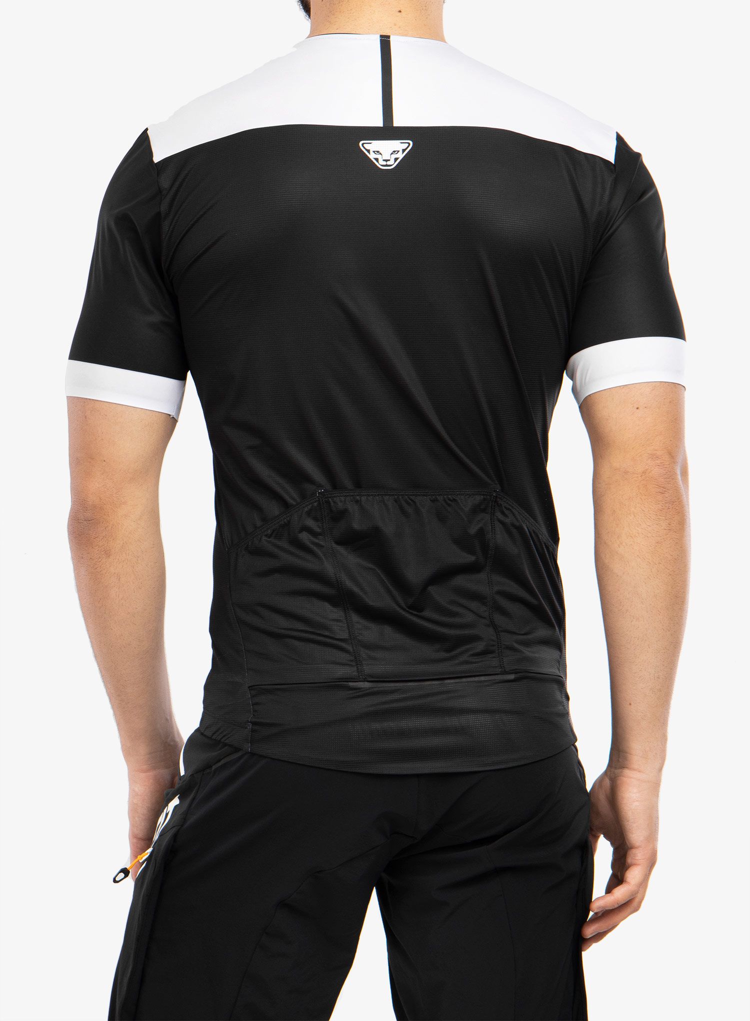Moška kolesarska majica Dynafit Ride Light 1/2 Zip SS Tee  - black out NIMBUS