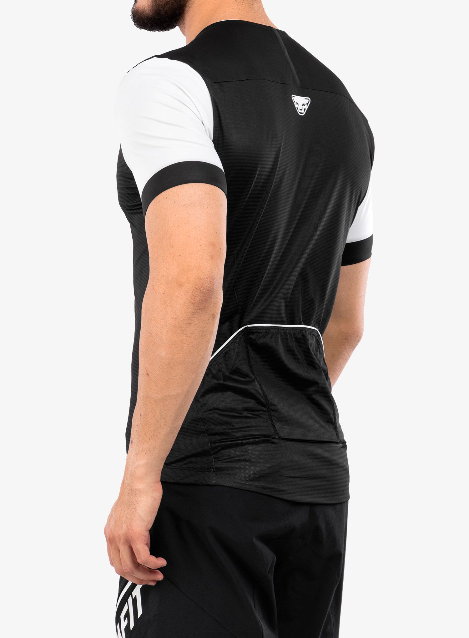 Moška kolesarska majica Dynafit Ride Light Full Zip Shirt - black out/nimbus