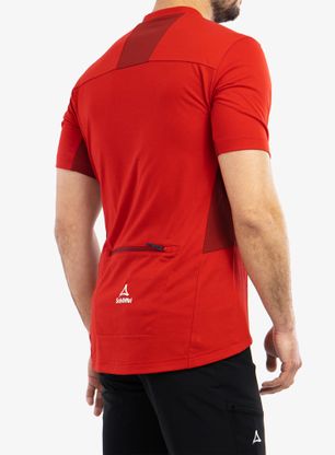 Moška kolesarska majica Schoffel Shirt Alpe Adria M - goji berry