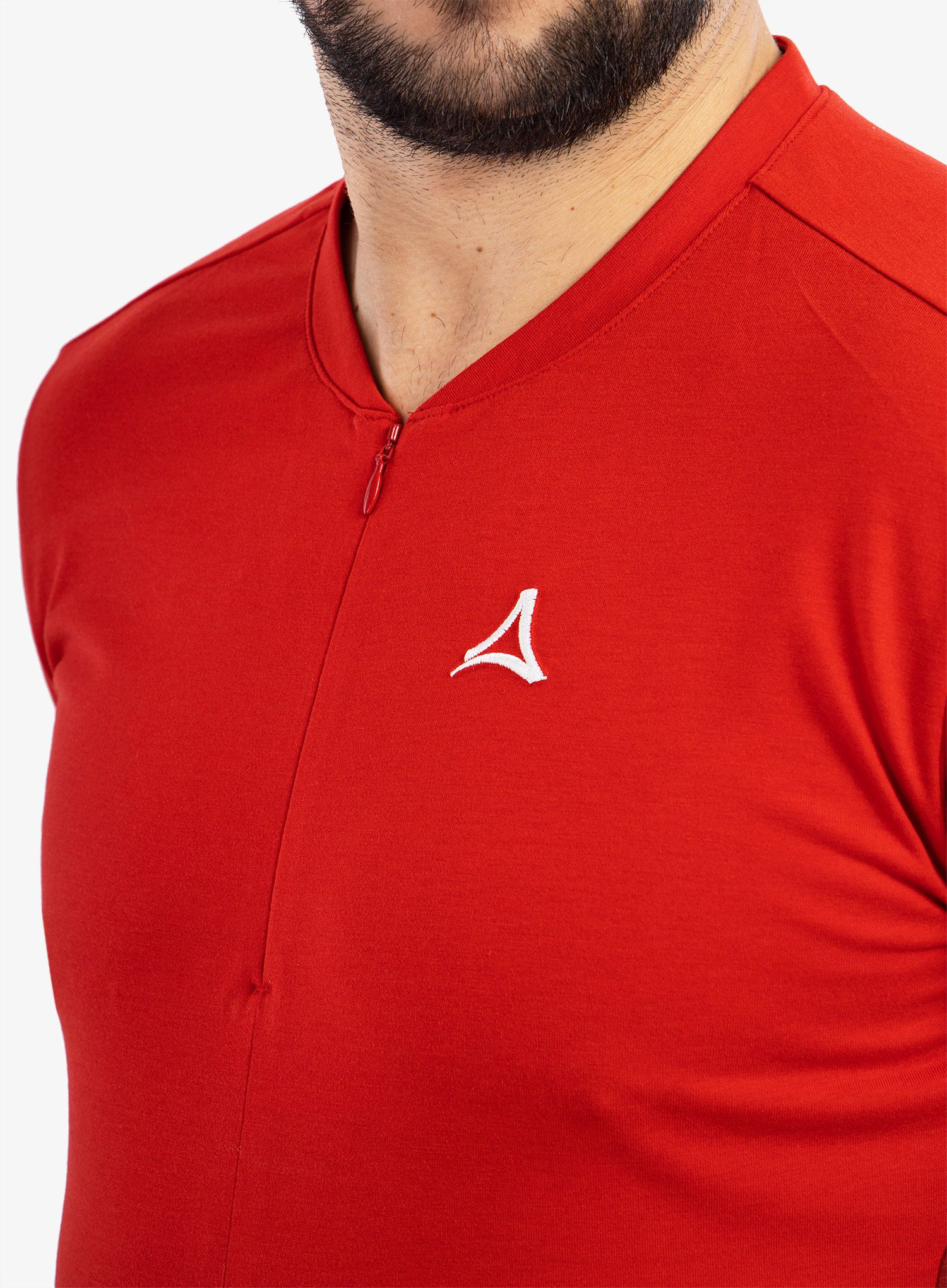 Moška kolesarska majica Schoffel Shirt Alpe Adria M - goji berry