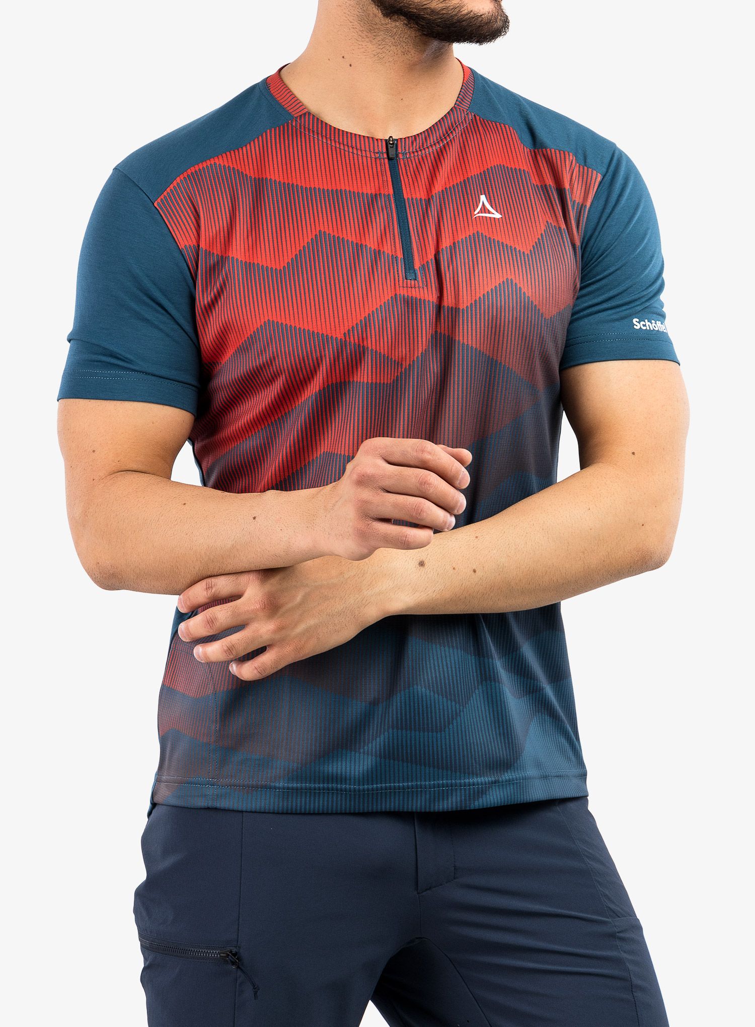 Moška kolesarska majica Schoffel Shirt Proud M - lakemount blue