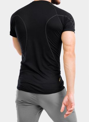 Termo majica Sensor Merino Active Tee S/S - black