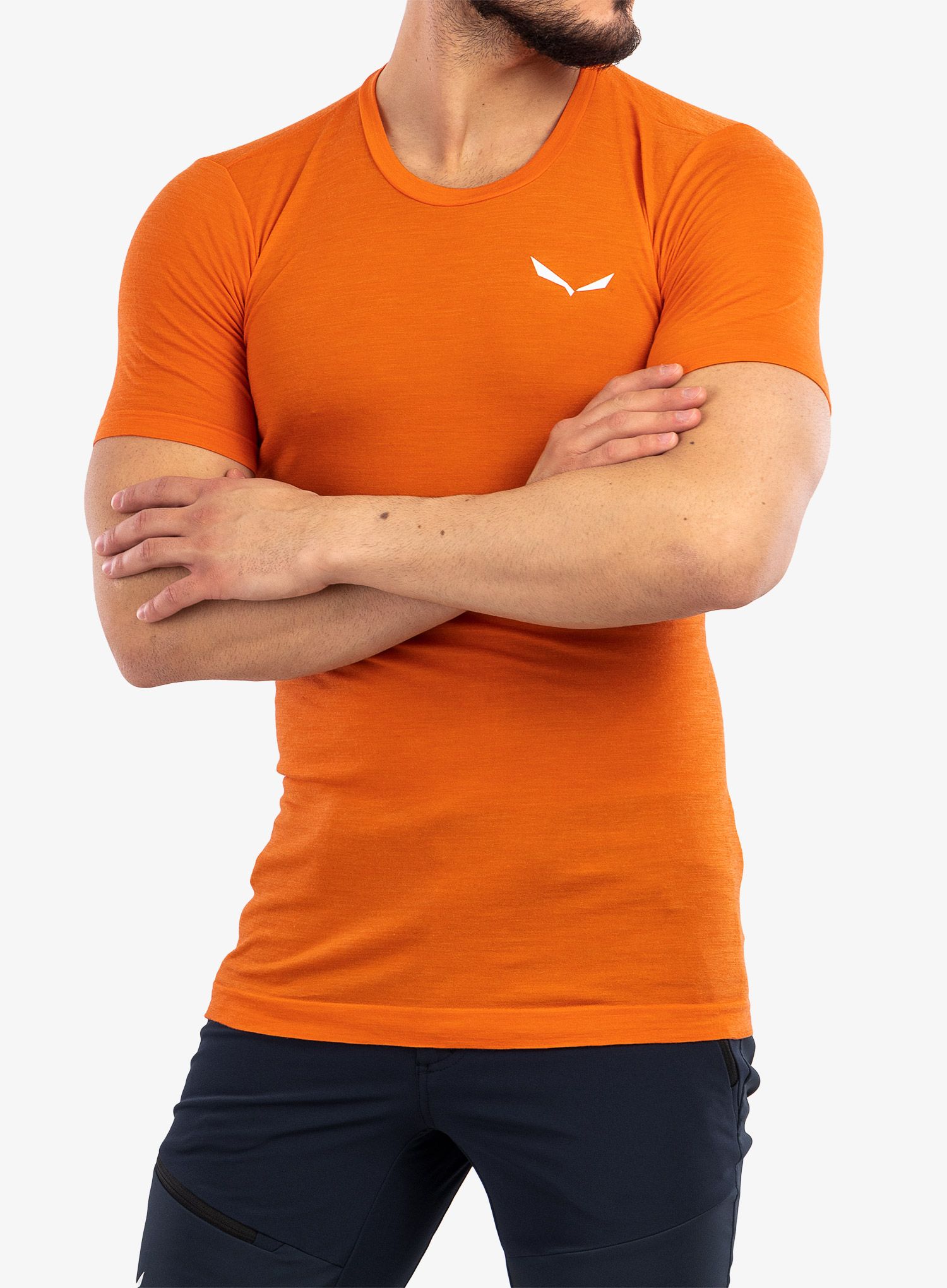 Termo majica Salewa Zebru Fresh AMR T-shirt - red orange